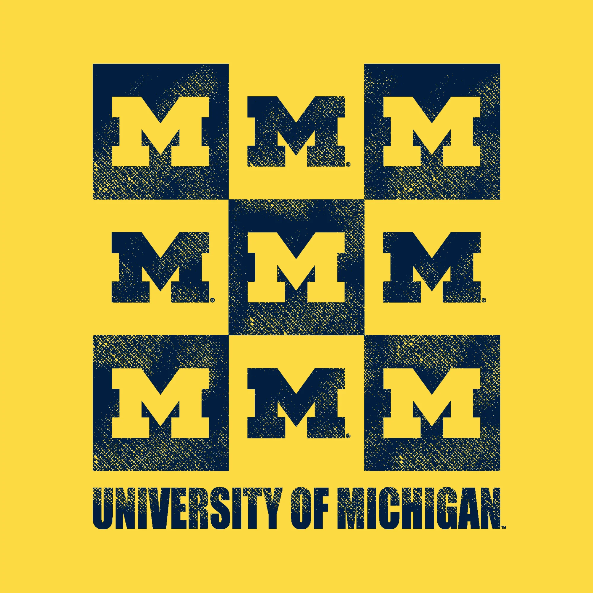Michigan Checkerbox JA BTB Fleece Crewneck - Image 3