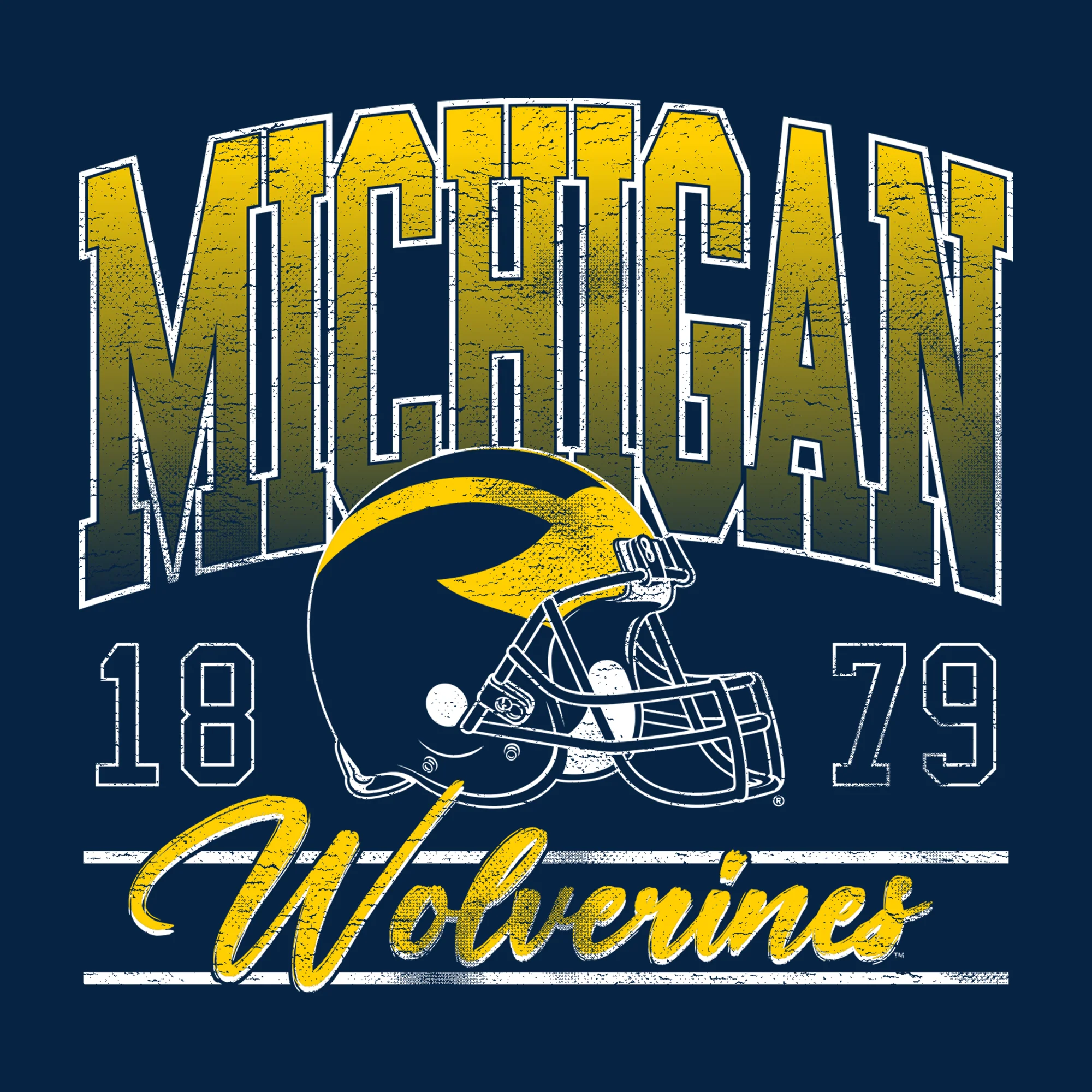 Michigan Colossal JA BTB Fleece Crewneck - Image 3