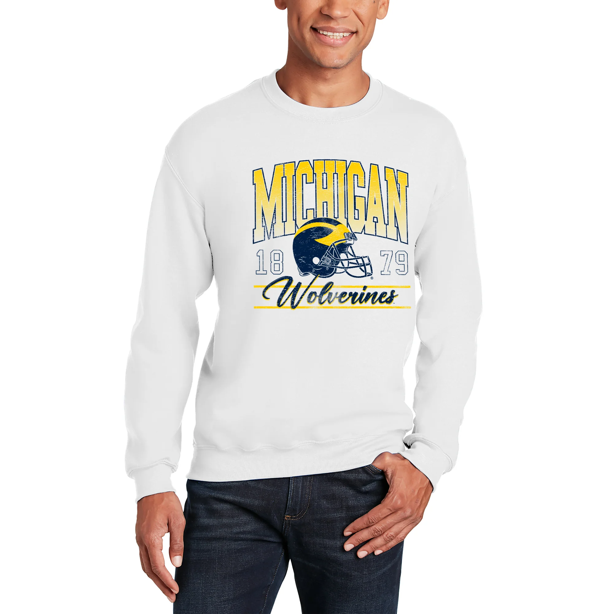 Michigan Colossal JA BTB Fleece Crewneck - Image 6