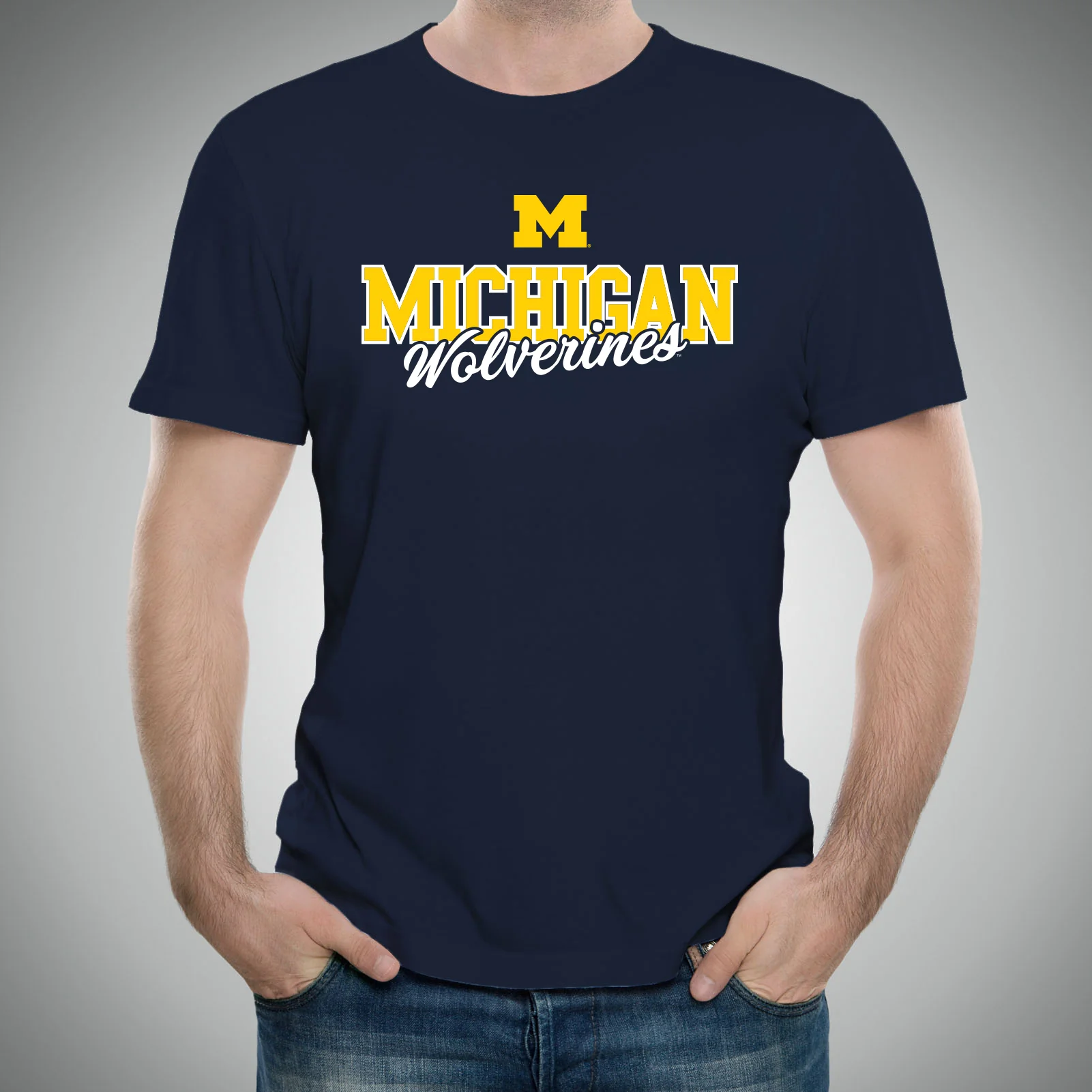 Michigan Fresh Script - Navy - Image 3