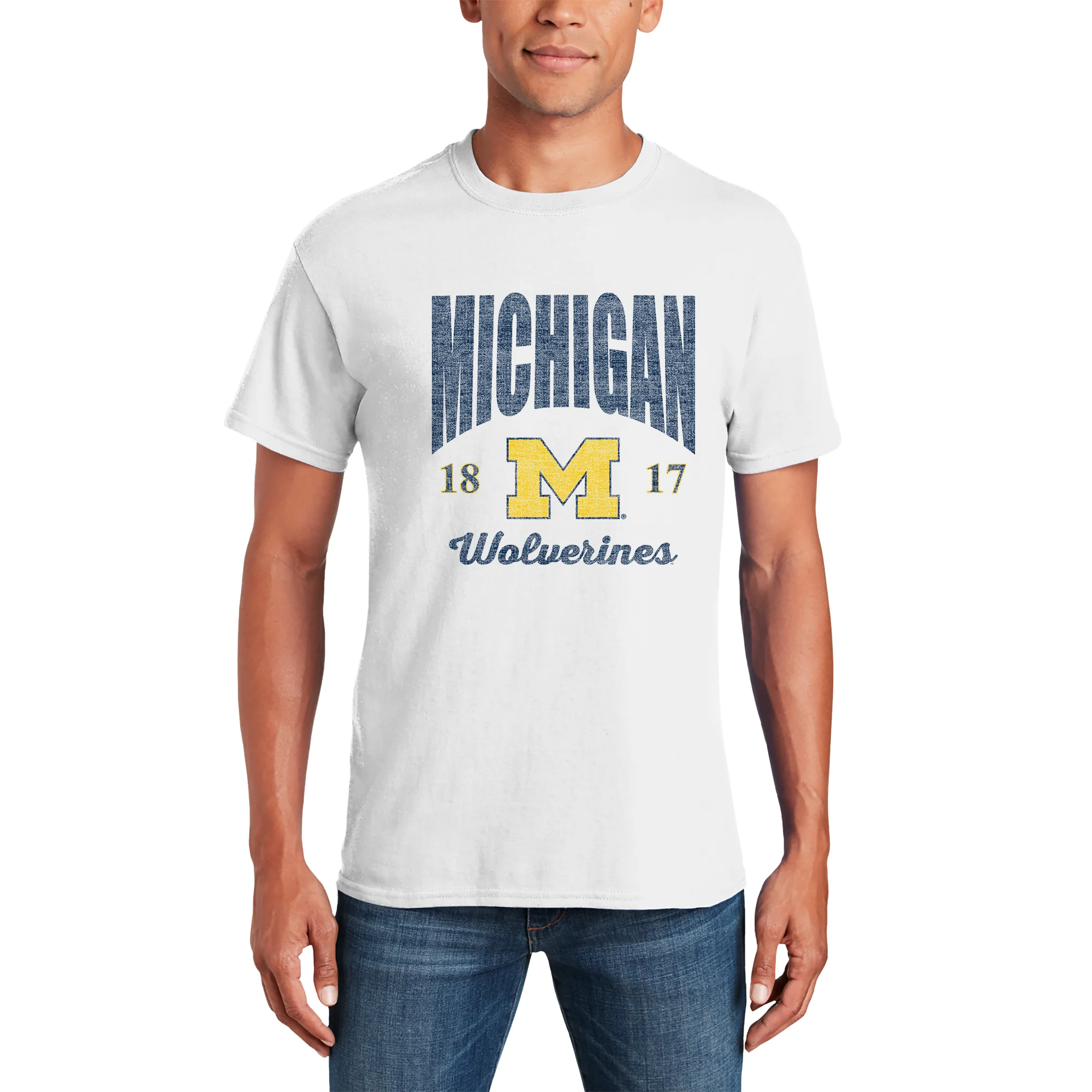 Michigan Giving Noise T-Shirt - White - Image 3