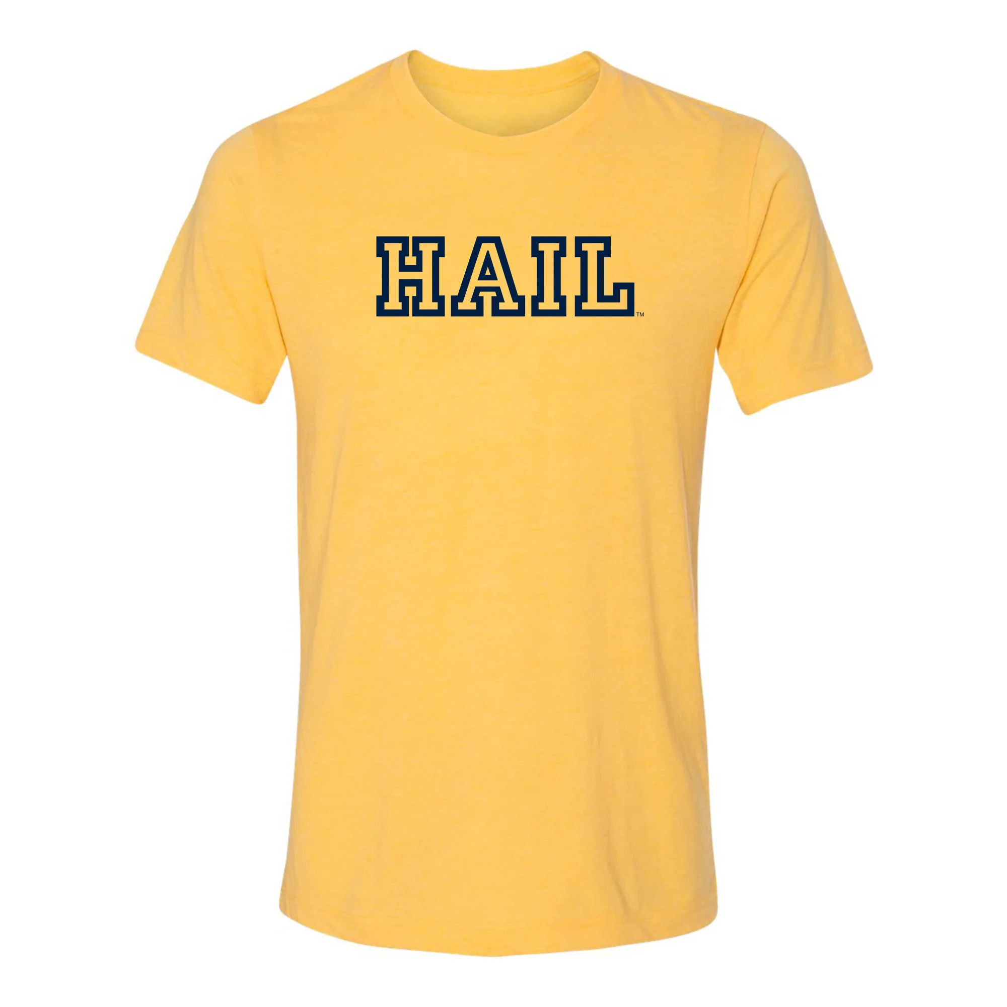 Michigan Hail Outline Canvas Triblend T-Shirt - Image 2