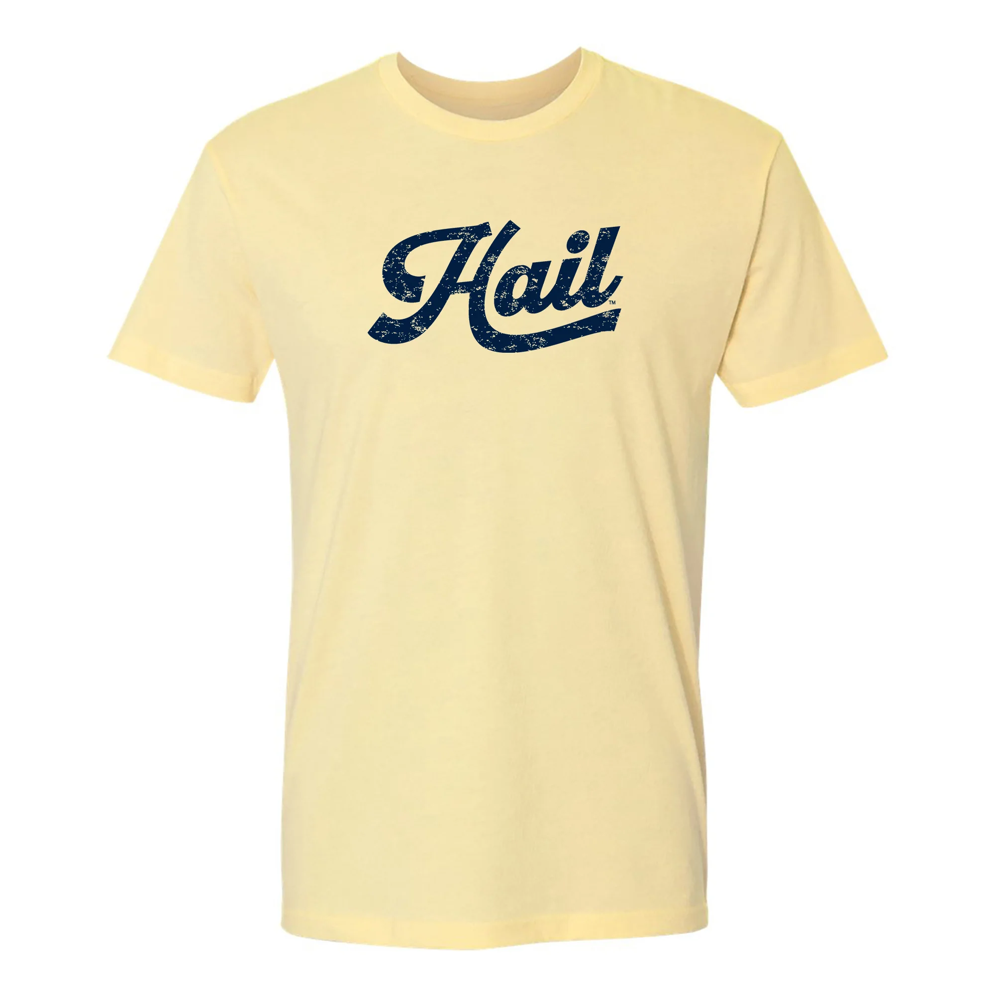 Michigan Hail Script NLA T-Shirt - Banana Cream