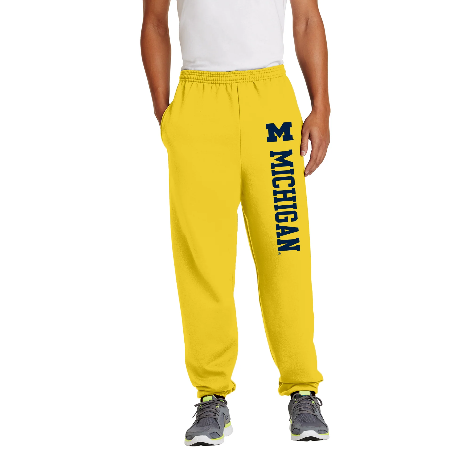 Michigan Logo Block JA BTB Sweatpants - Image 5
