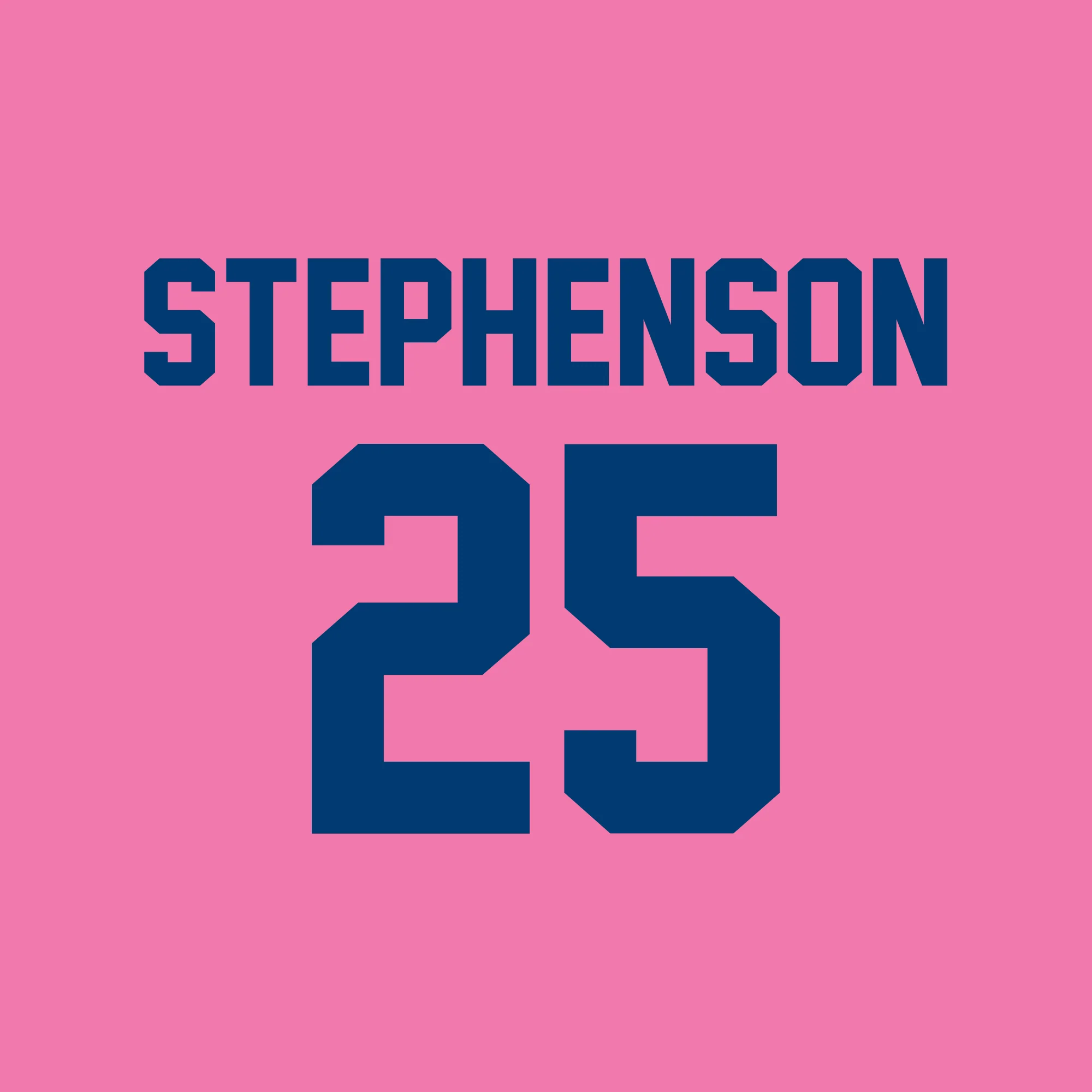Michigan NIL Ella Stephenson STEVE T-Shirt - Azalea - Image 3