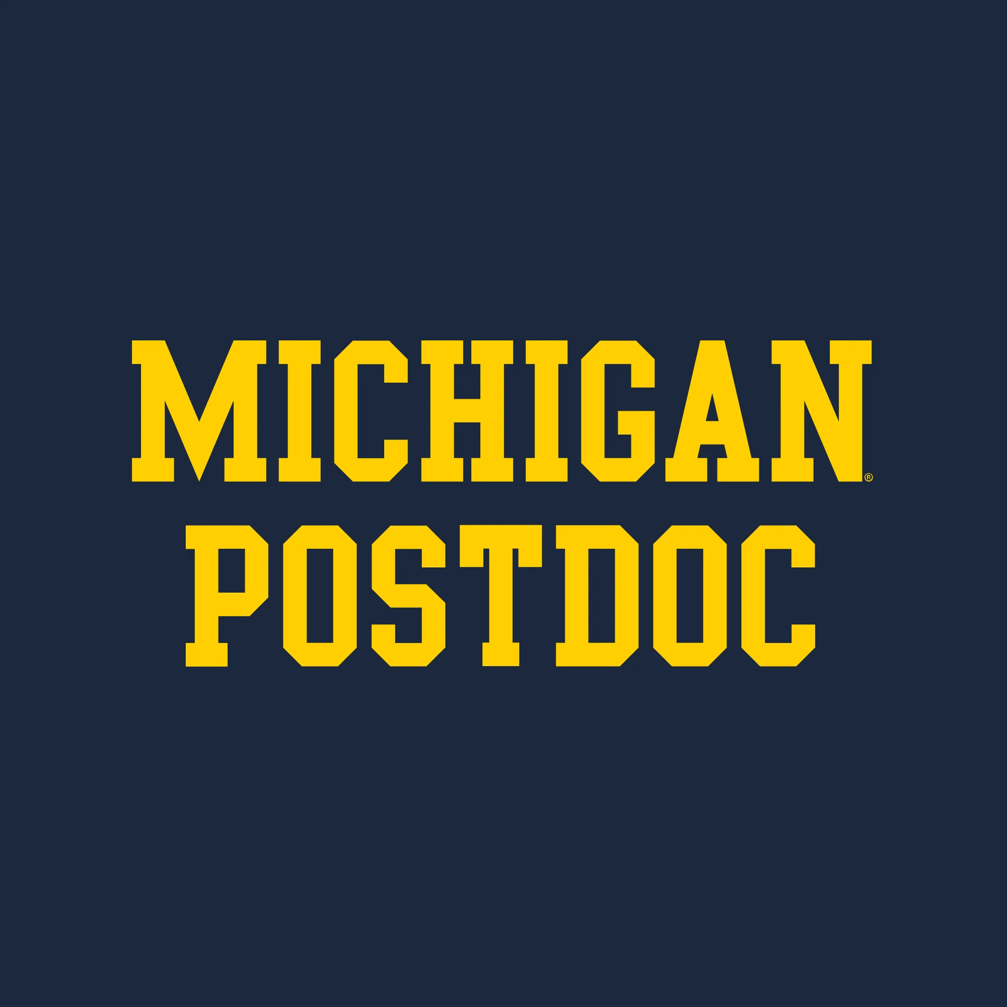 Michigan Postdoc NLA T-Shirt - Midnight Navy - Image 2