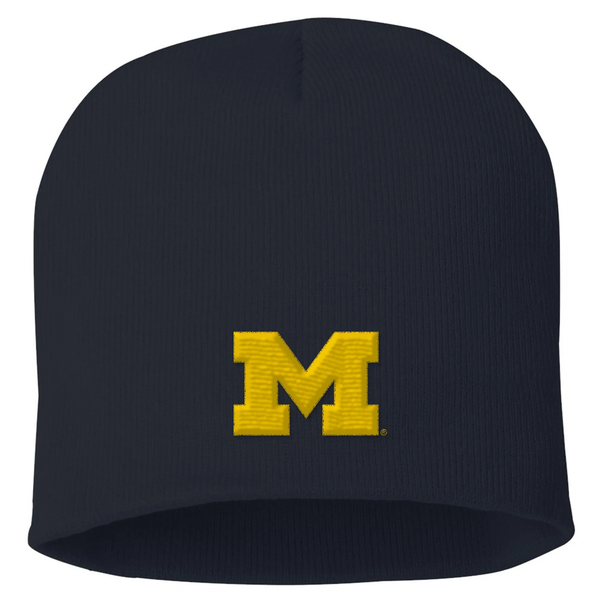 Michigan Primary Logo Solid Knit Beanie
