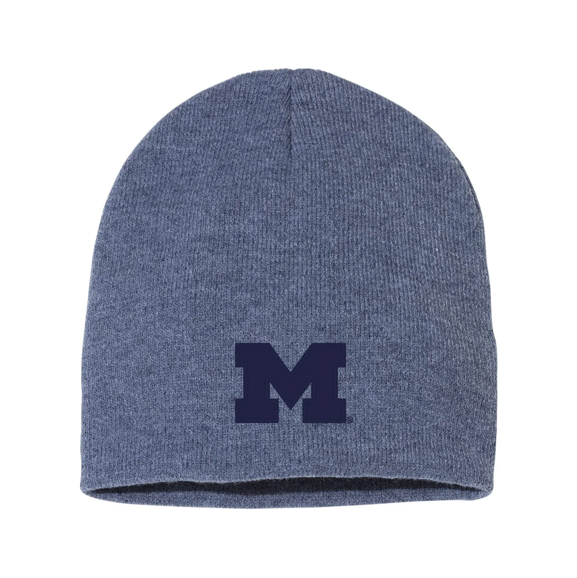Michigan Primary Logo Solid Knit Beanie - Image 3