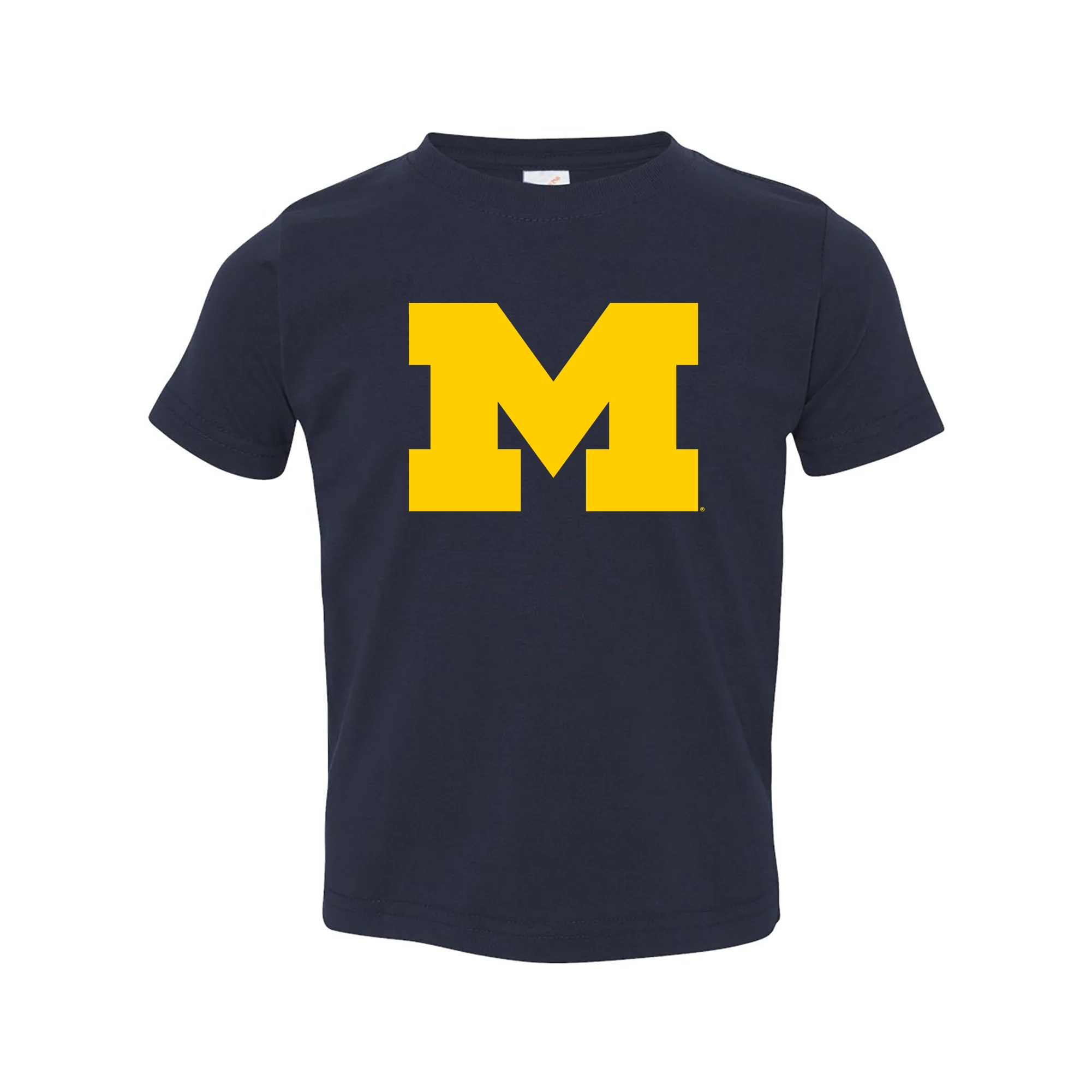 Primary Logo University of Michigan Toddler T Shirt - Navy