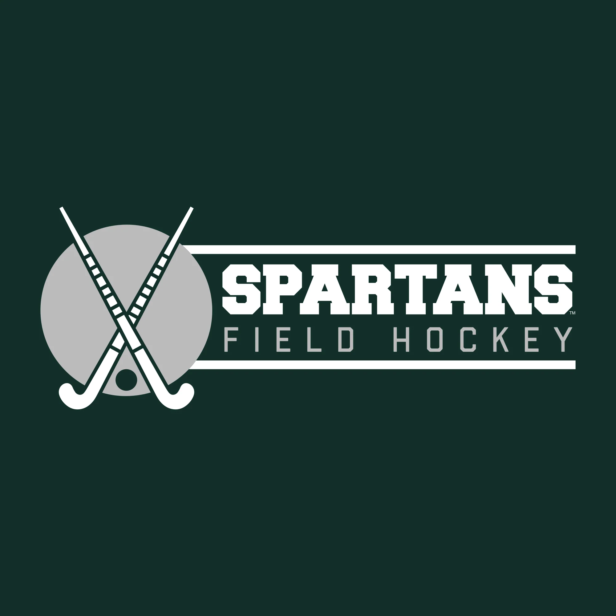 Michigan State Spartans Field Hockey Spotlight T Shirt - Forest - Image 2