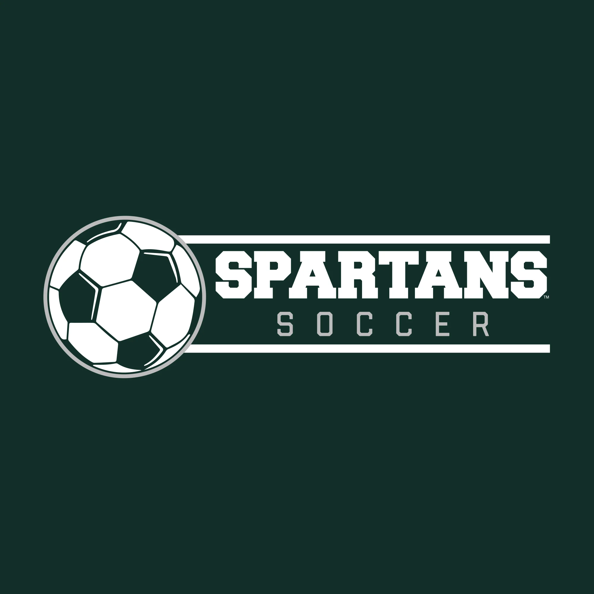 Michigan State Spartans Soccer Spotlight T Shirt - Forest - Image 2
