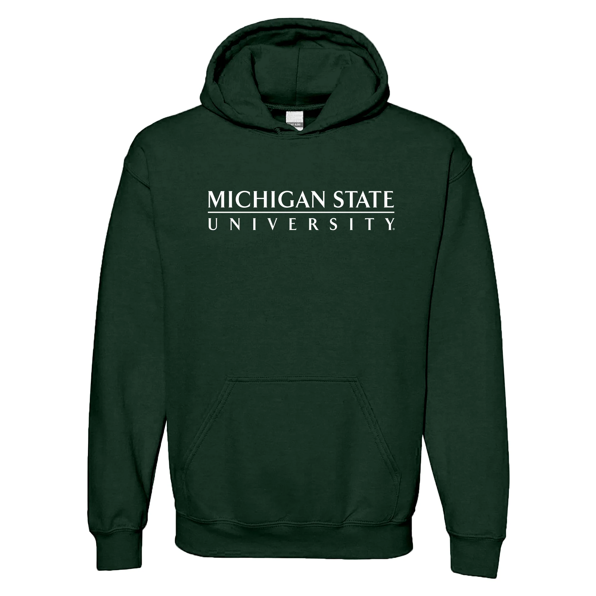 Michigan State University Spartans Institutional Logo Hoodie - Forest