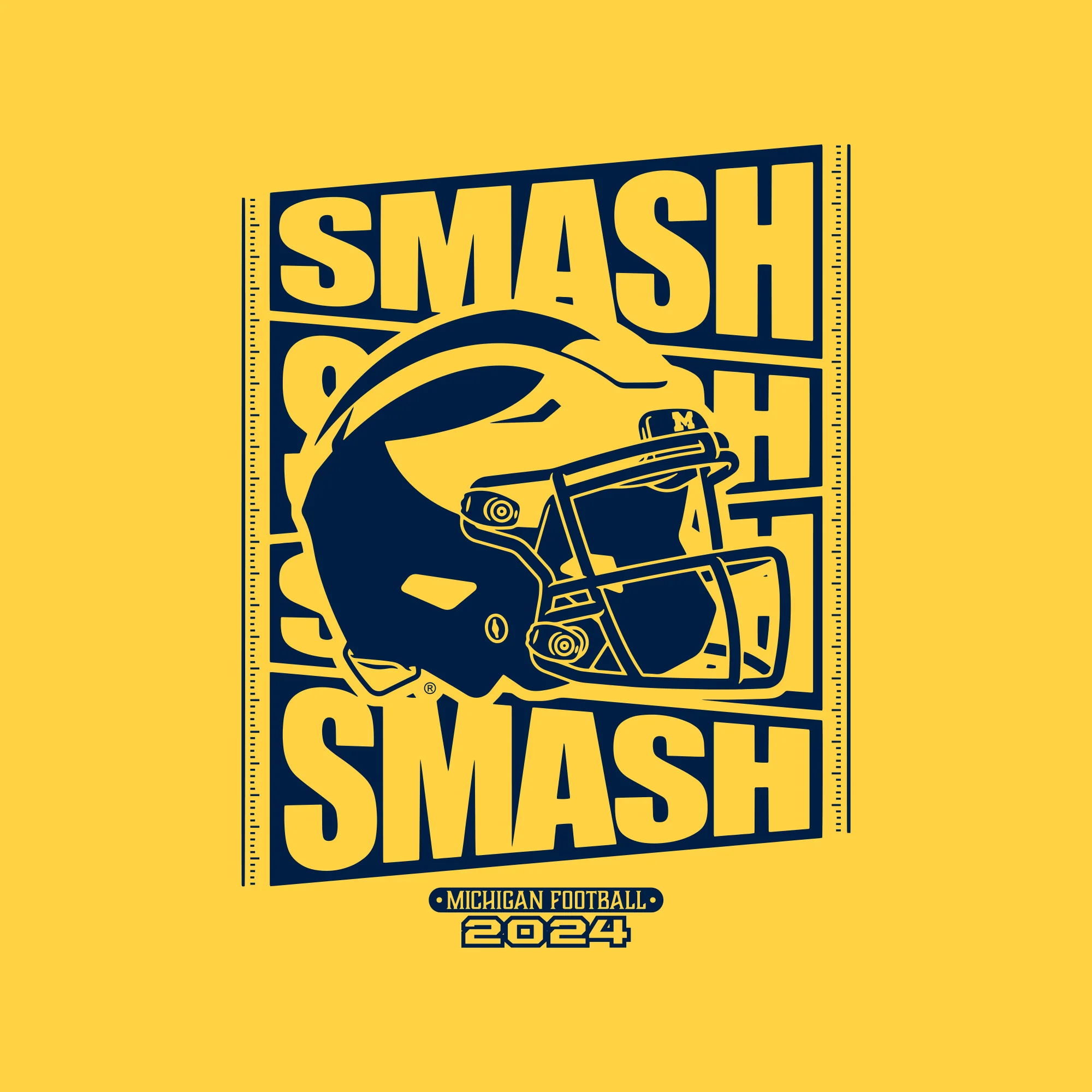 Michigan 2024 Throwback Season Tee - Winning Streak Edition - Daisy - Image 2