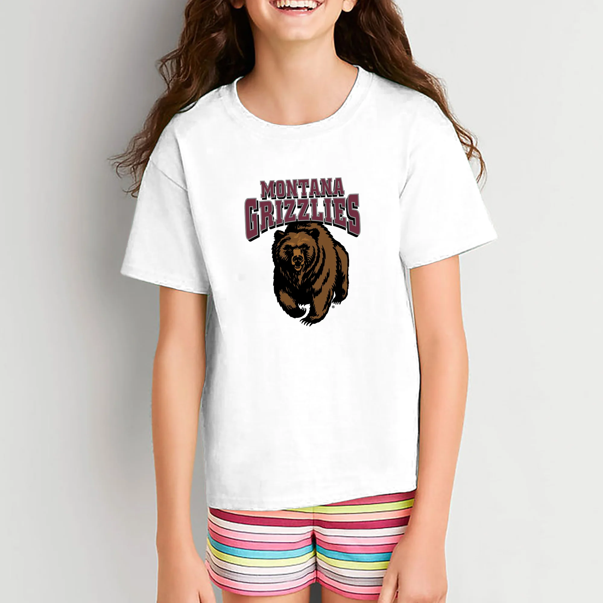 Montana Grizzlies Arch Logo Youth T-Shirt - Image 4