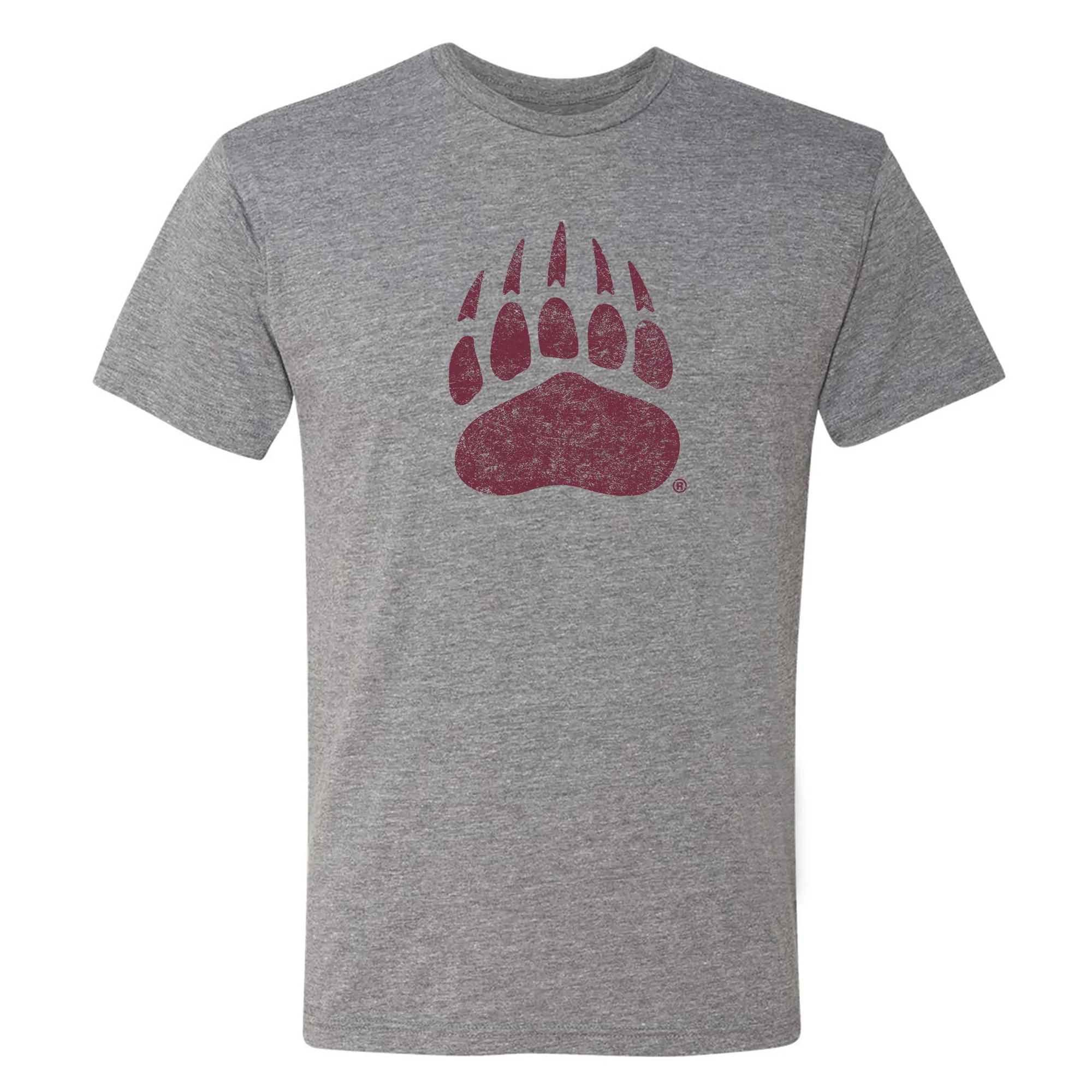 Montana Grizzlies Primary Logo Distressed Triblend T-Shirt - Image 2