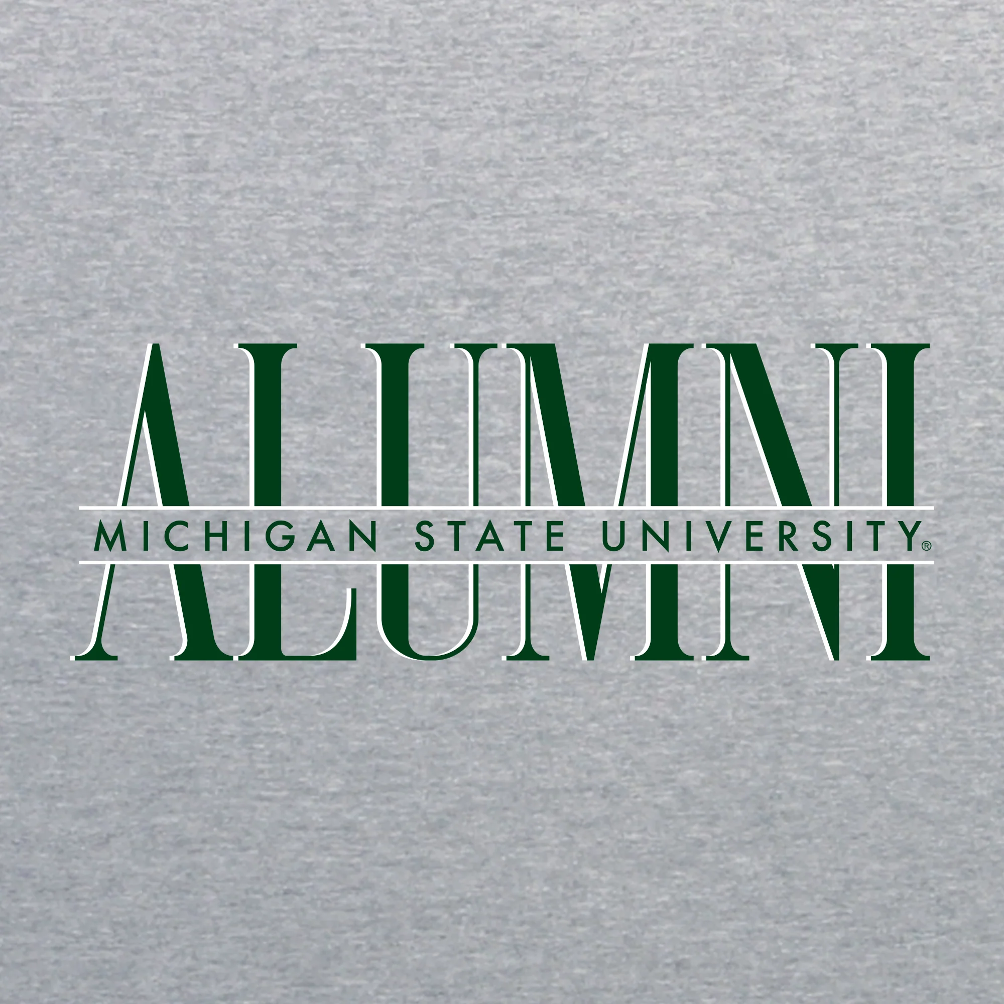 MSU Classic Alumni T-Shirt - Sport Grey - Image 2