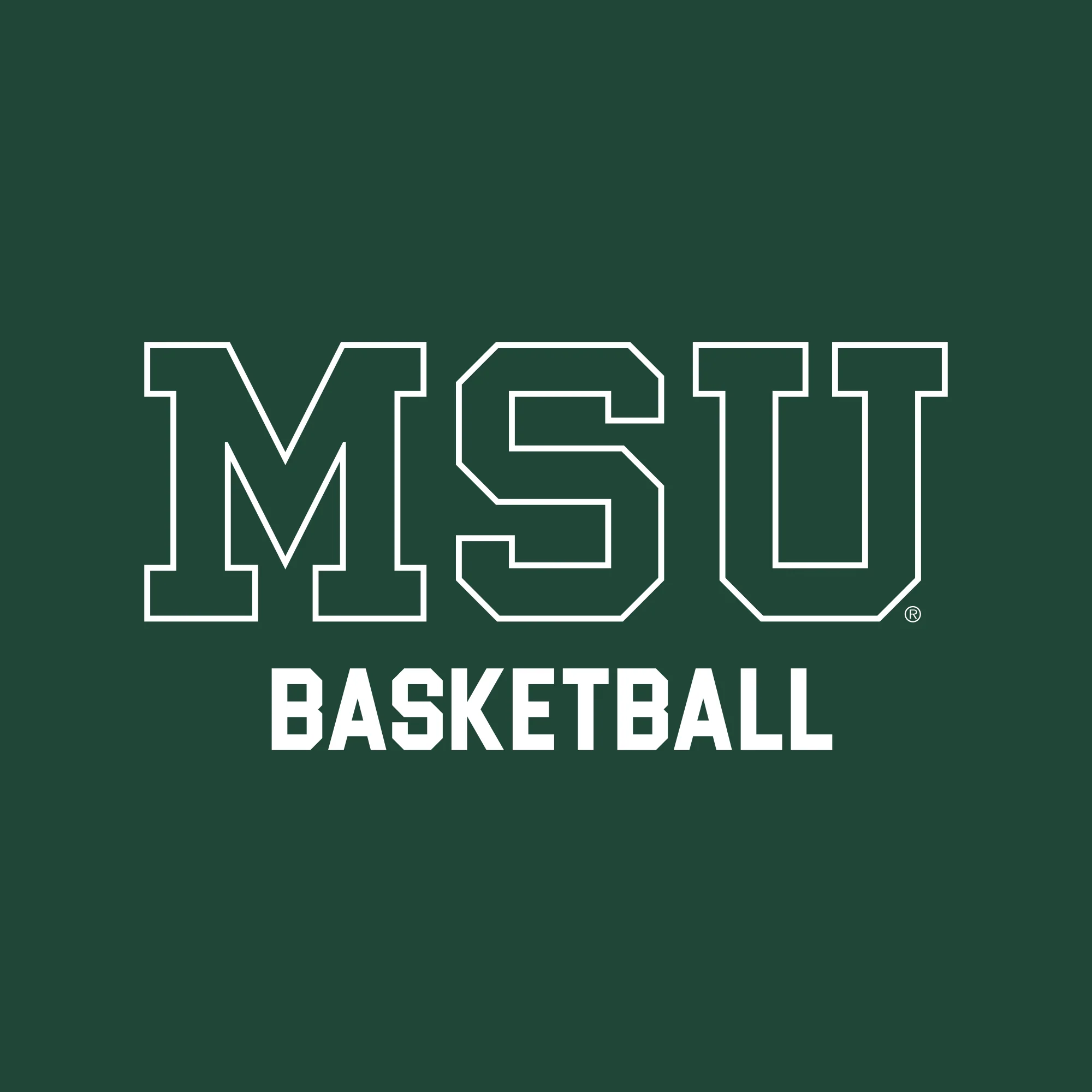 MSU Sparty Basketball Mascot Mark LC Zip Hoodie - Forest - Image 4
