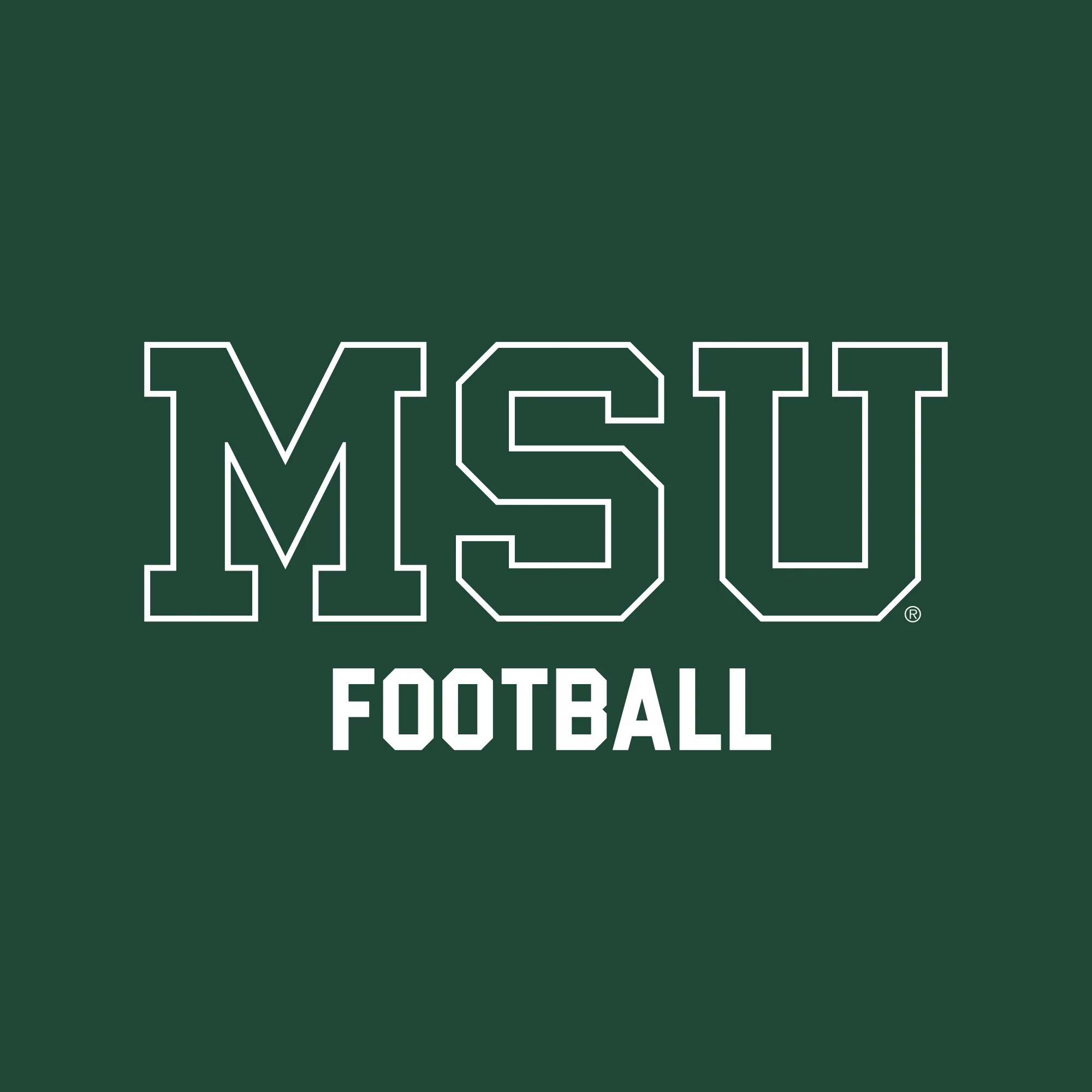 MSU Sparty Football Mascot Mark LC Zip Hoodie - Forest - Image 4