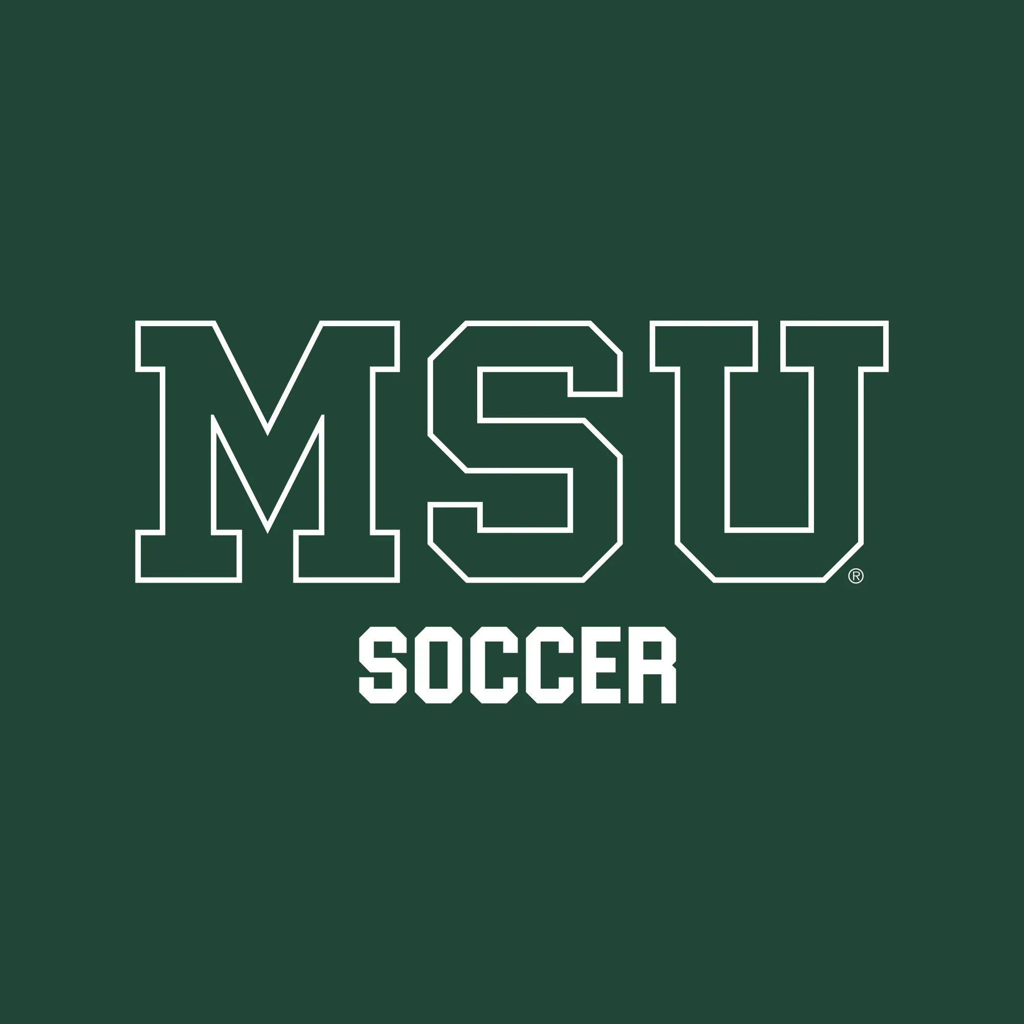 MSU Sparty Soccer Mascot Mark LC Zip Hoodie - Forest - Image 4