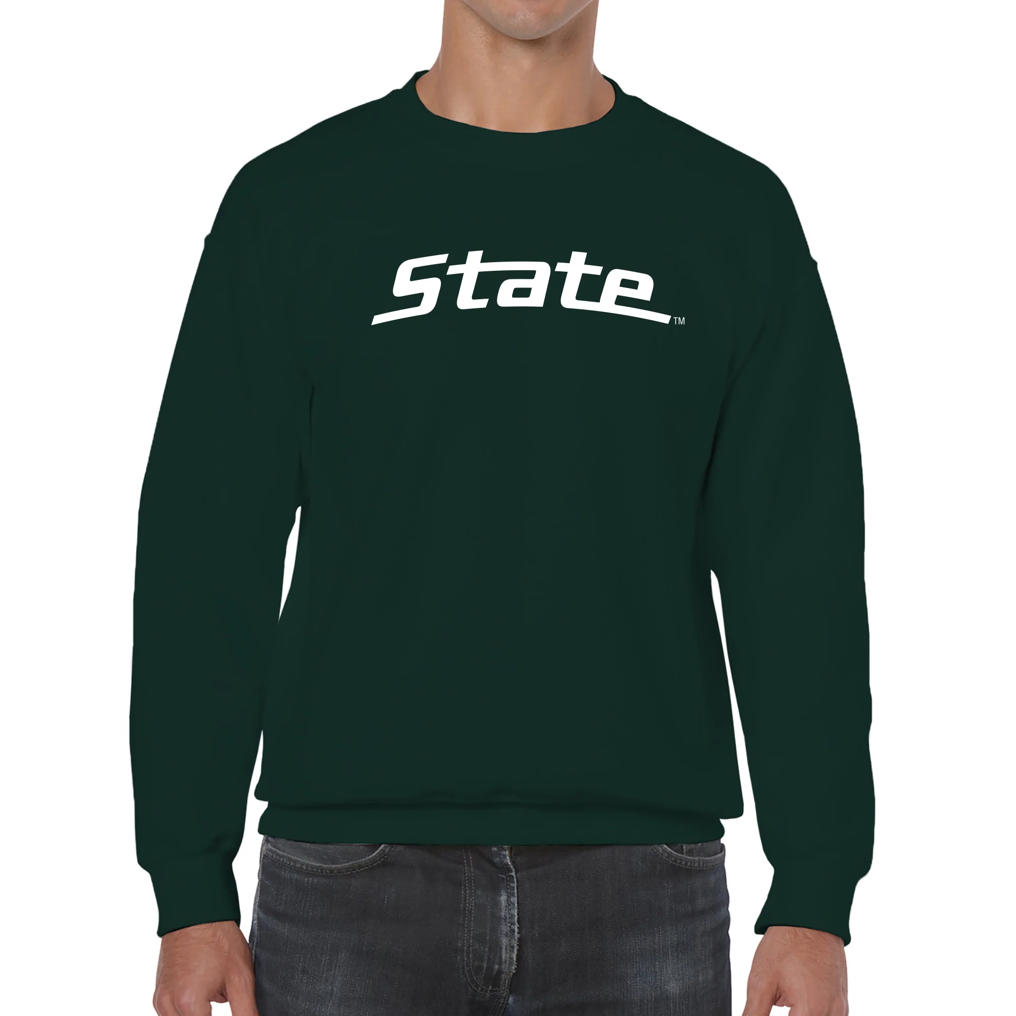MSU State Wordmark Crewneck - Image 4