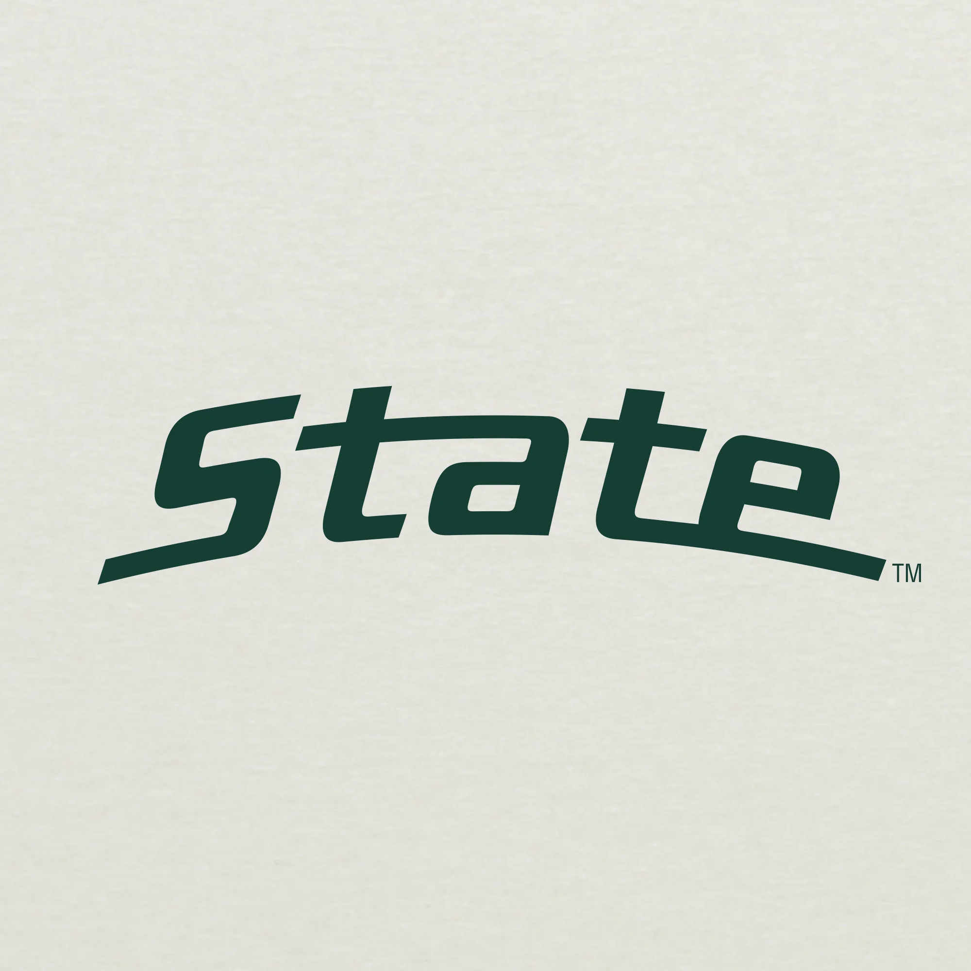 MSU State Wordmark Womens Cinched Boxy Crew - Natural Heather - Image 2