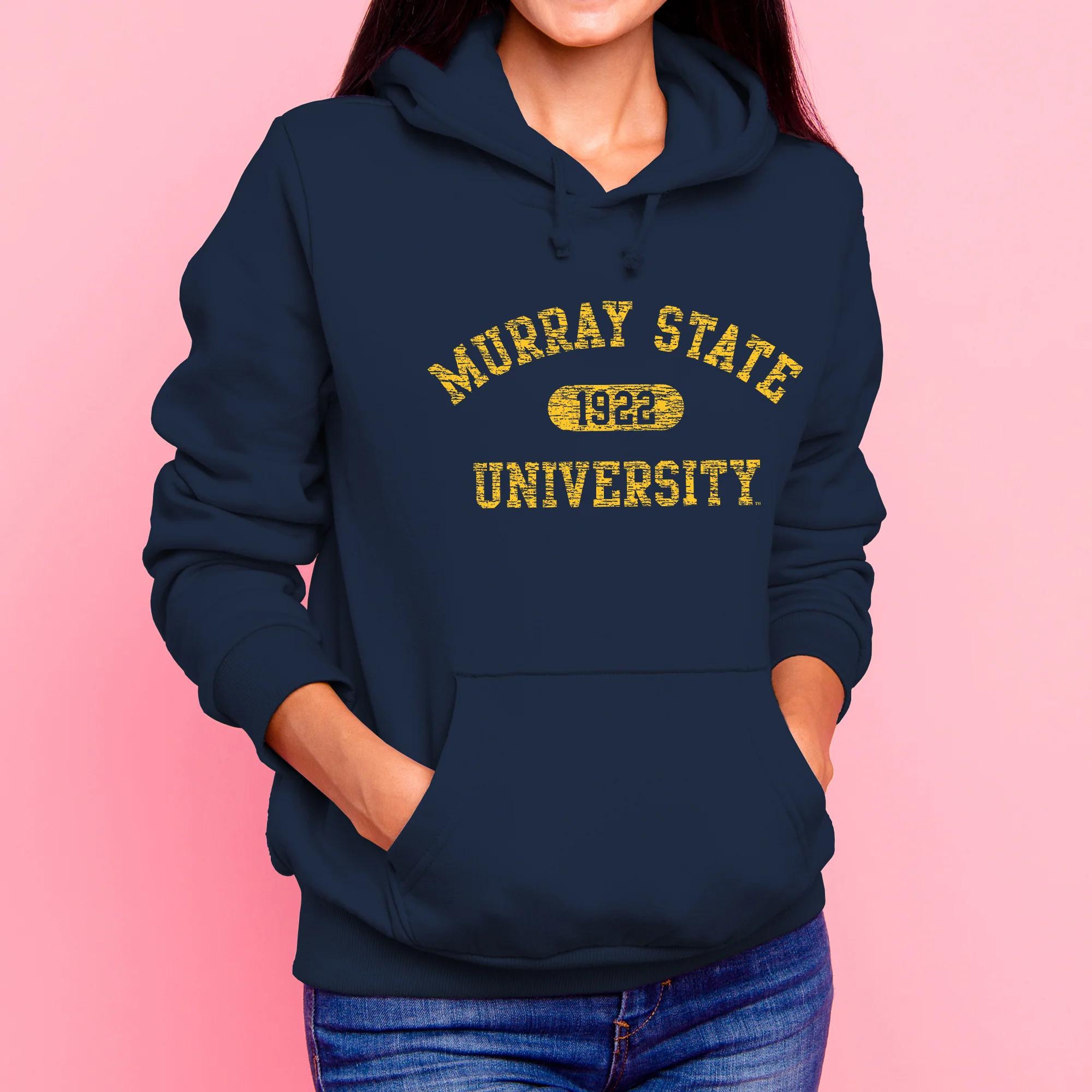 Murray State Athletic Arch Hoodie - Navy - Image 4