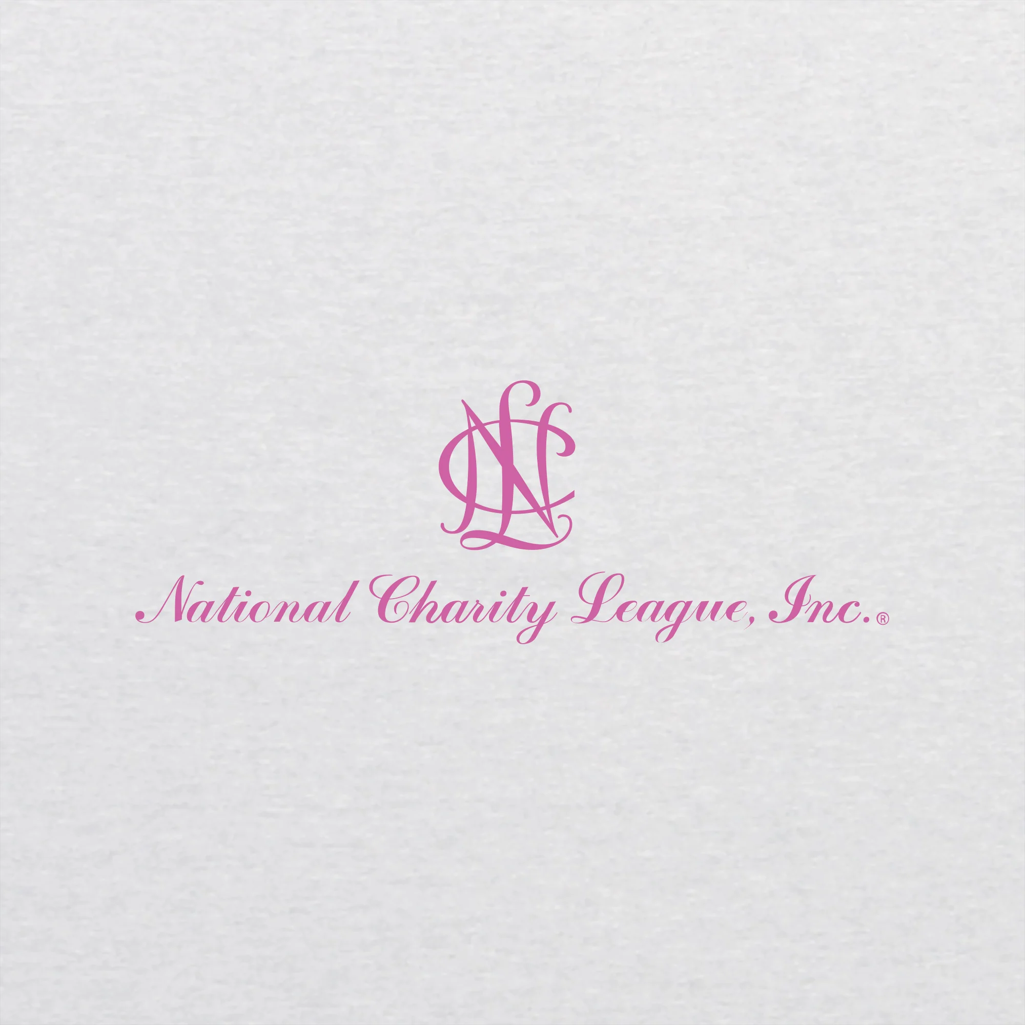 National Charity League Stacked Logo Raglan 3/4 Sleeve Shirt - White/Htr - Image 2
