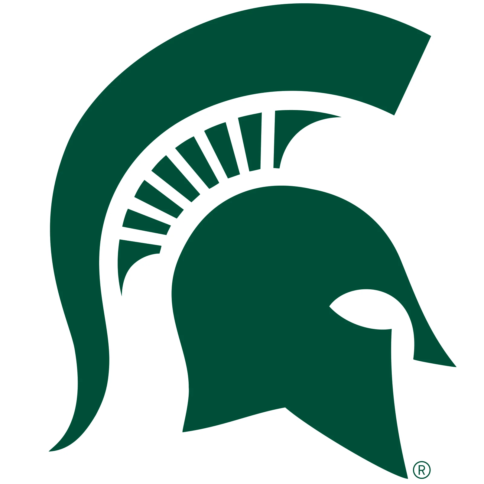 NCAA Primary Logo Left Chest Polo Michigan State - White - Image 2