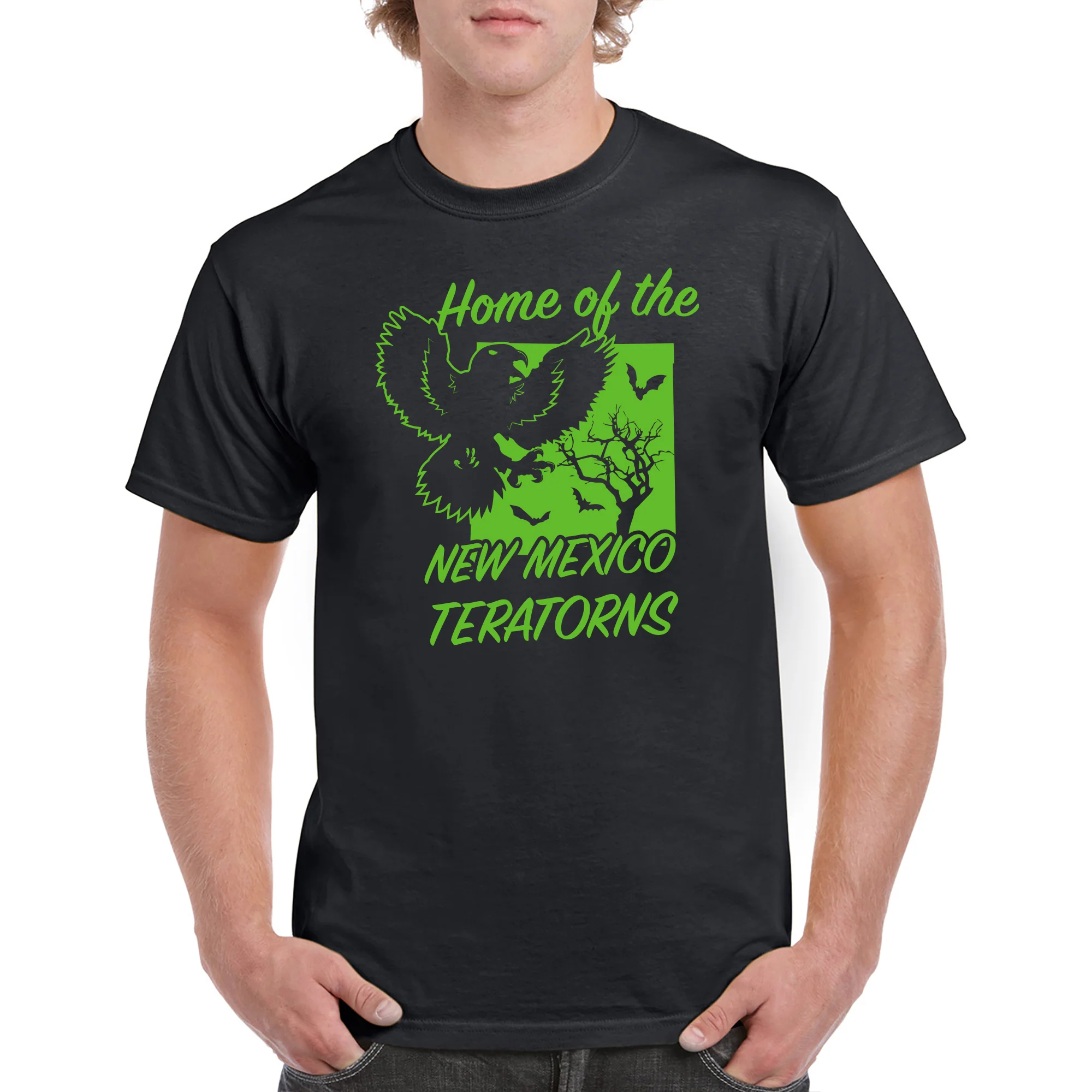 New Mexico Teratorns Cryptid T-Shirt - Black - Image 3