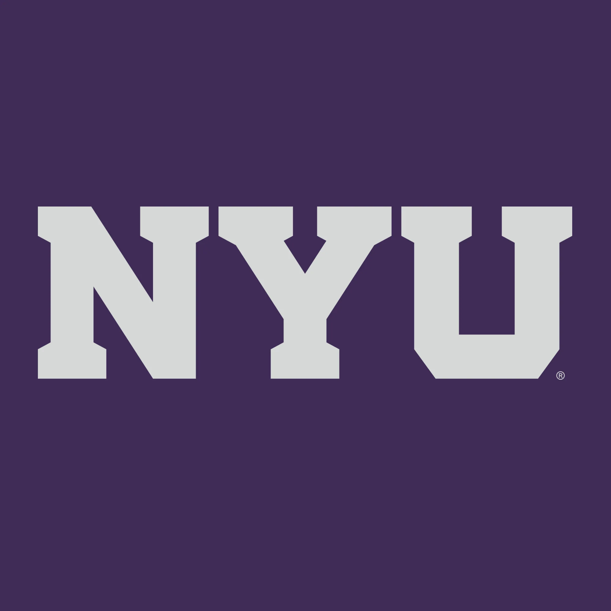 New York University Violets Basic Block T-Shirt - Purple - Image 2