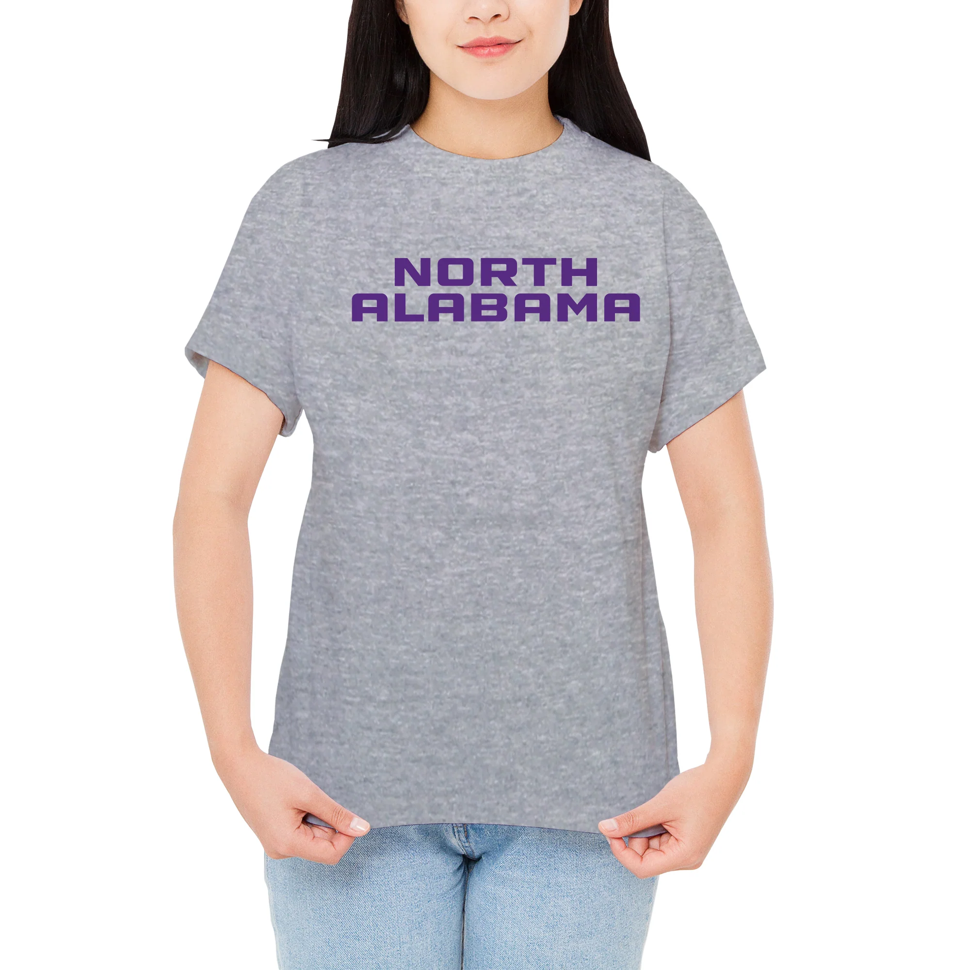 North Alabama Basic Block T-Shirt - Sport Grey - Image 4