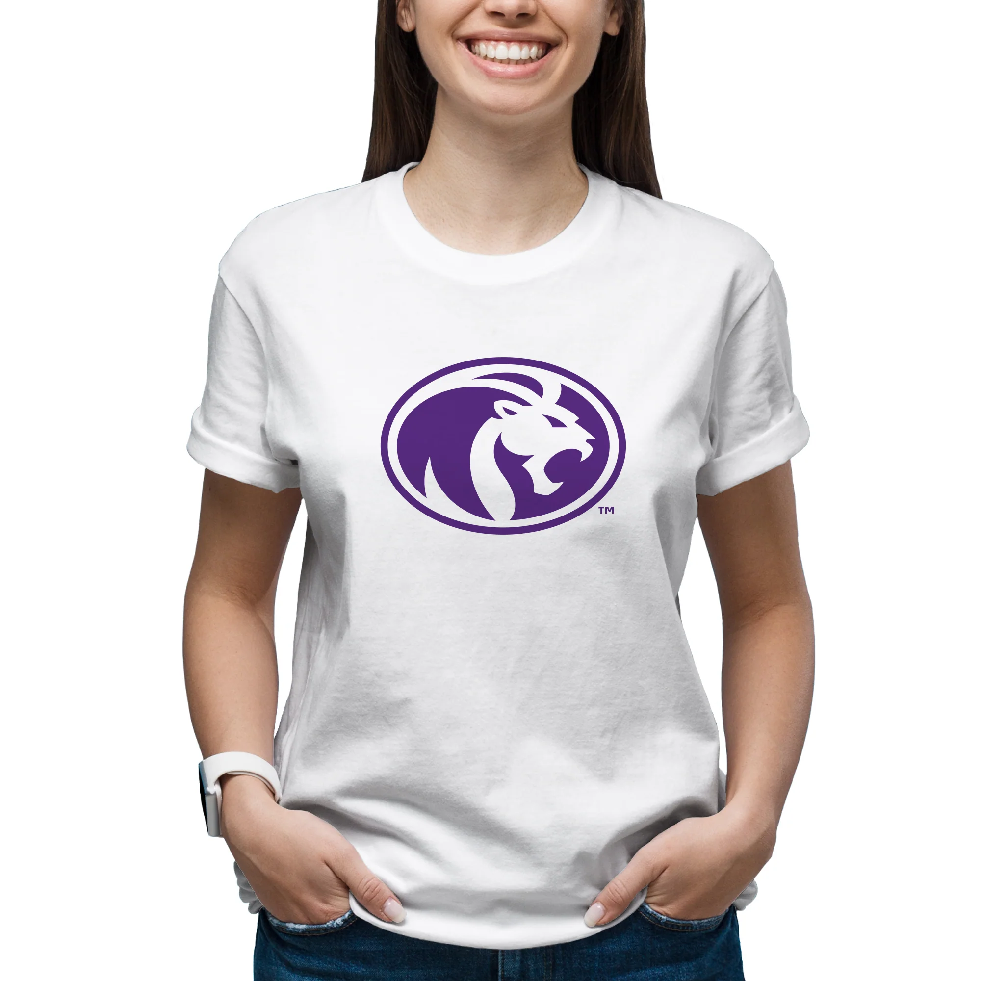 North Alabama Primary Logo T-Shirt - White - Image 4