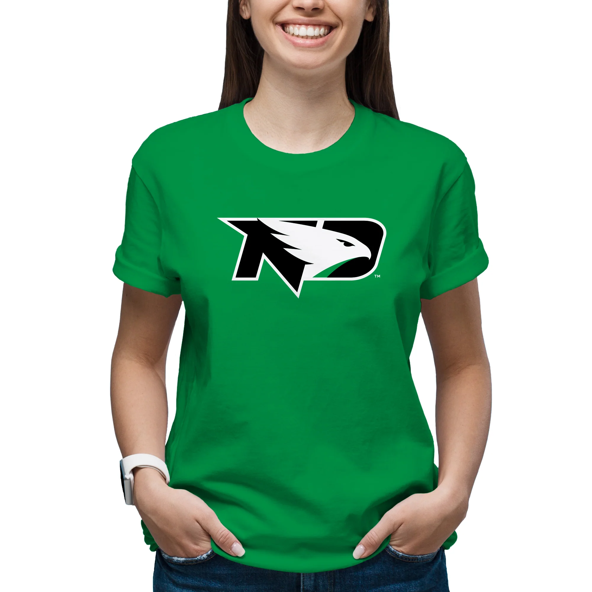 North Dakota Primary Logo T-Shirt - Image 6
