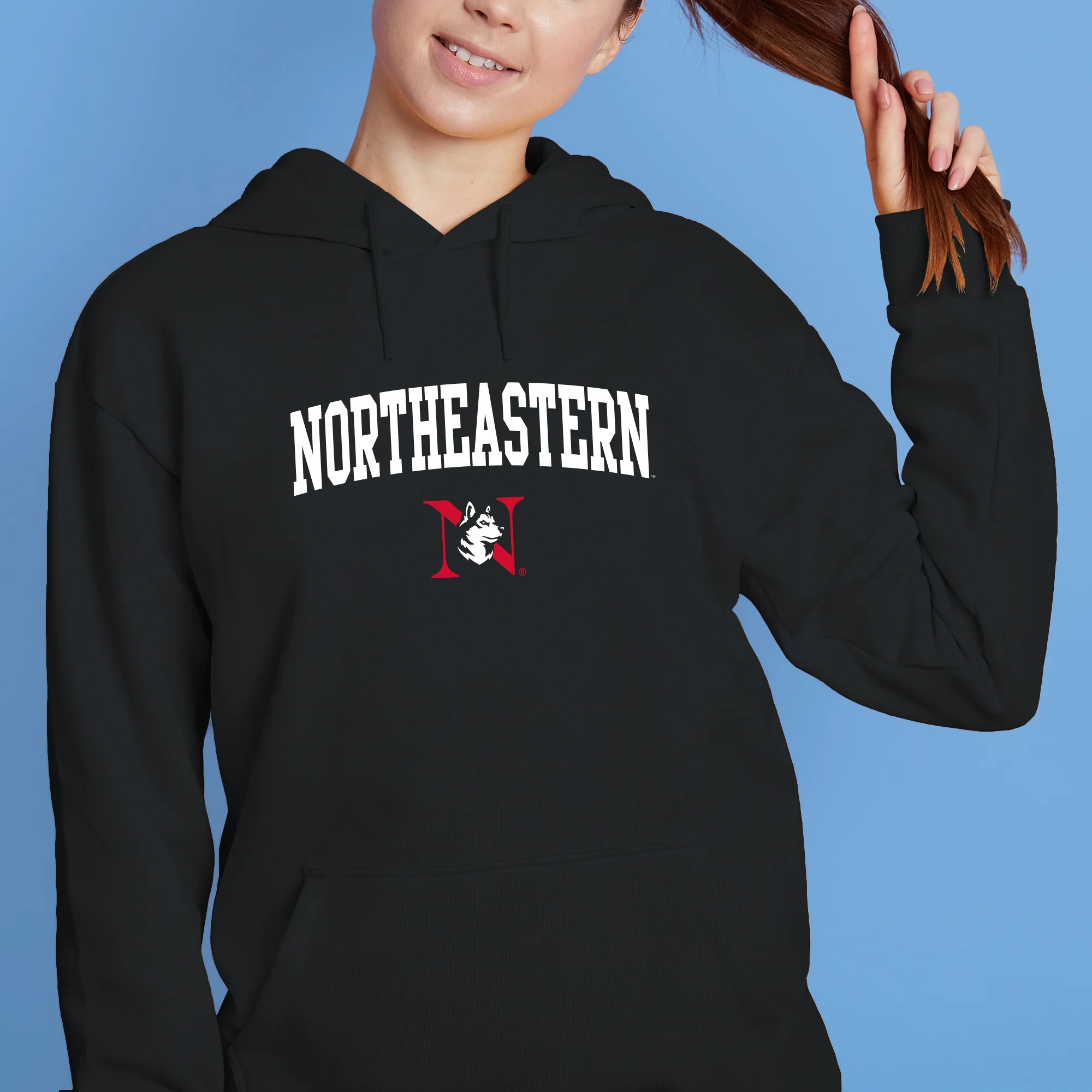 Northeastern University Arch Logo Hoodie - Image 6