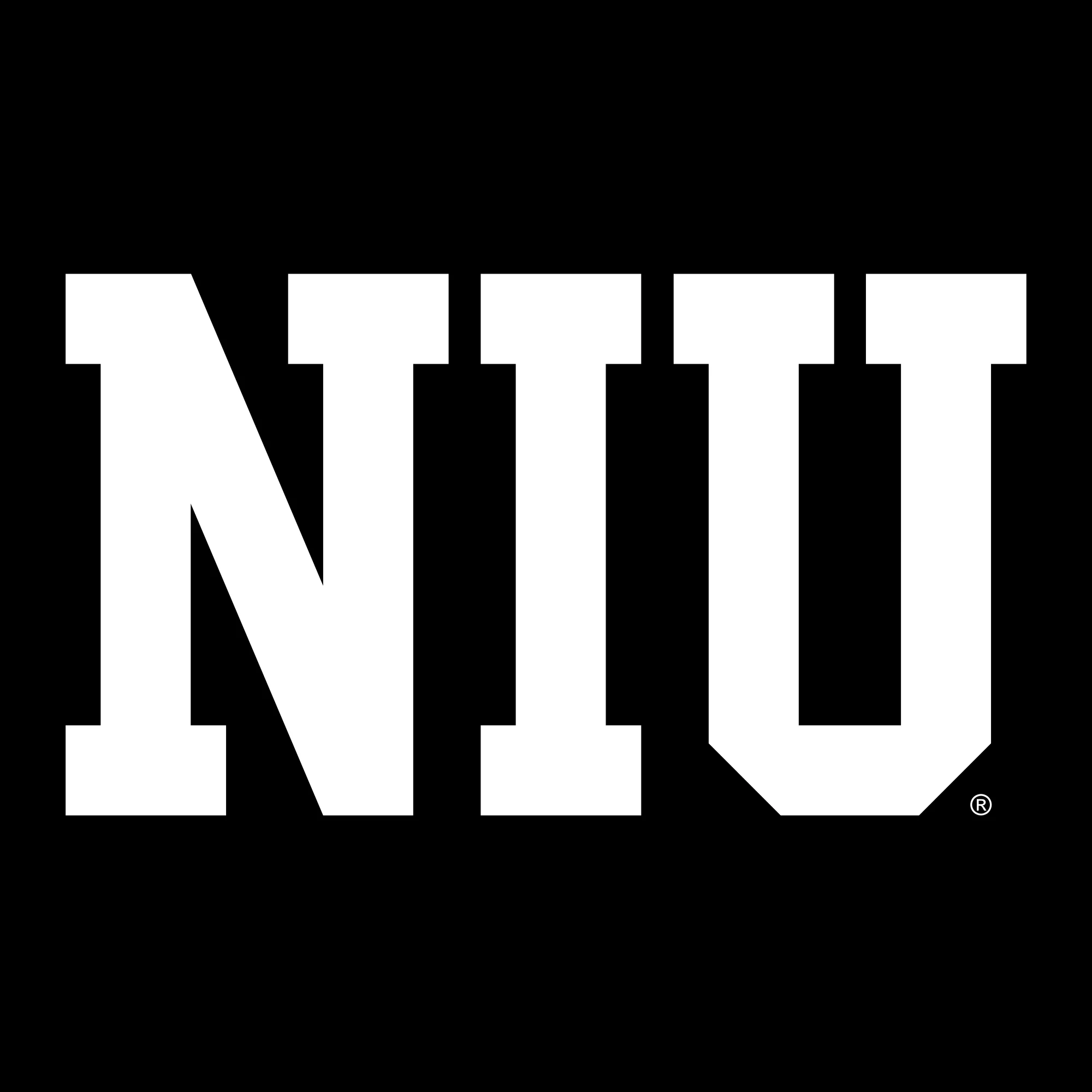 Northern Illinois Basic Block Tank Top - Black - Image 2
