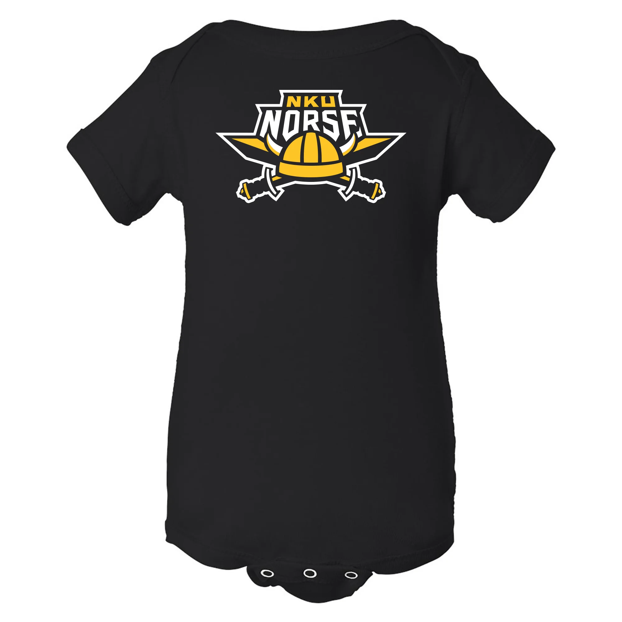 Northern Kentucky University Norse Primary Logo Infant Creeper - Black