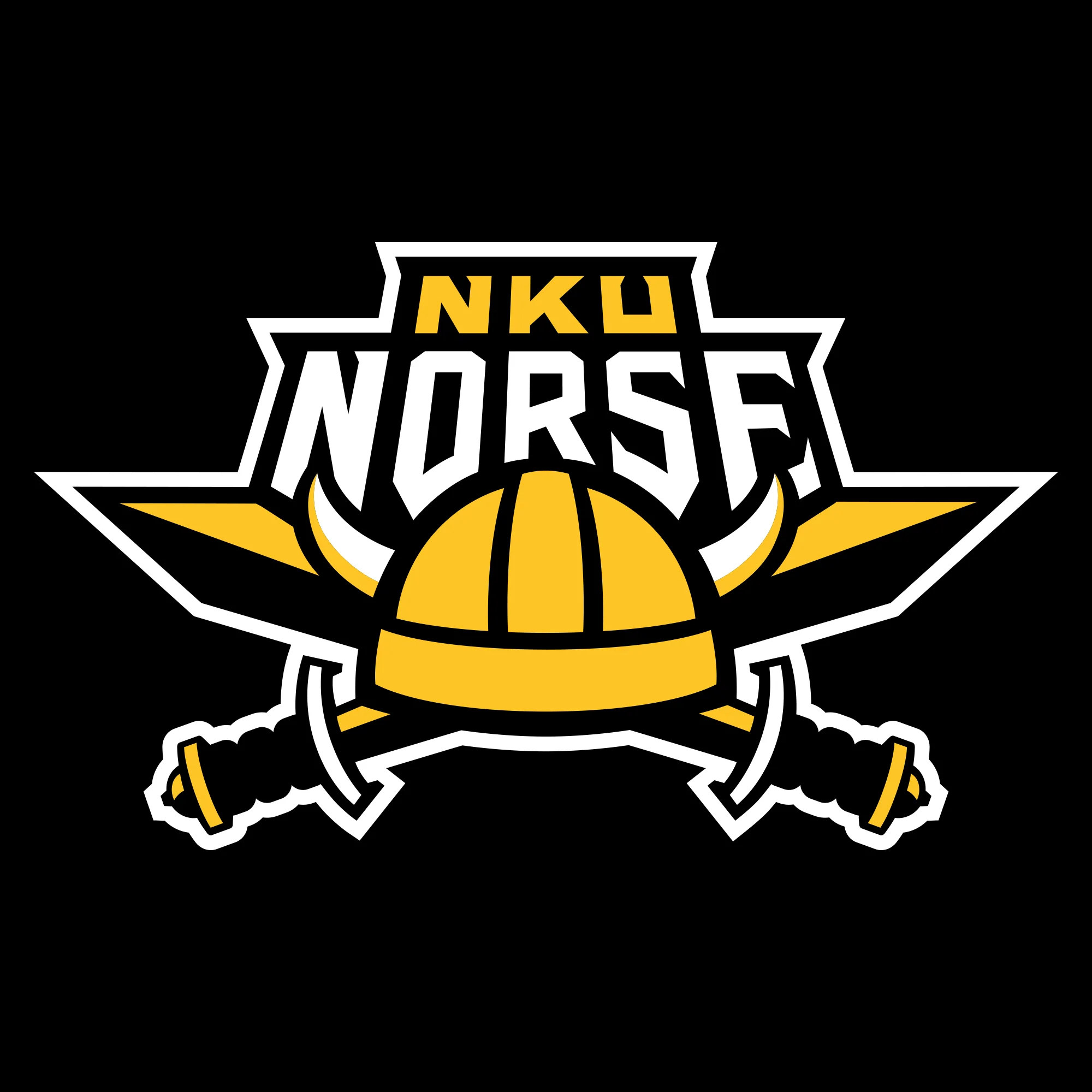 Northern Kentucky University Norse Primary Logo Infant Creeper - Black - Image 2