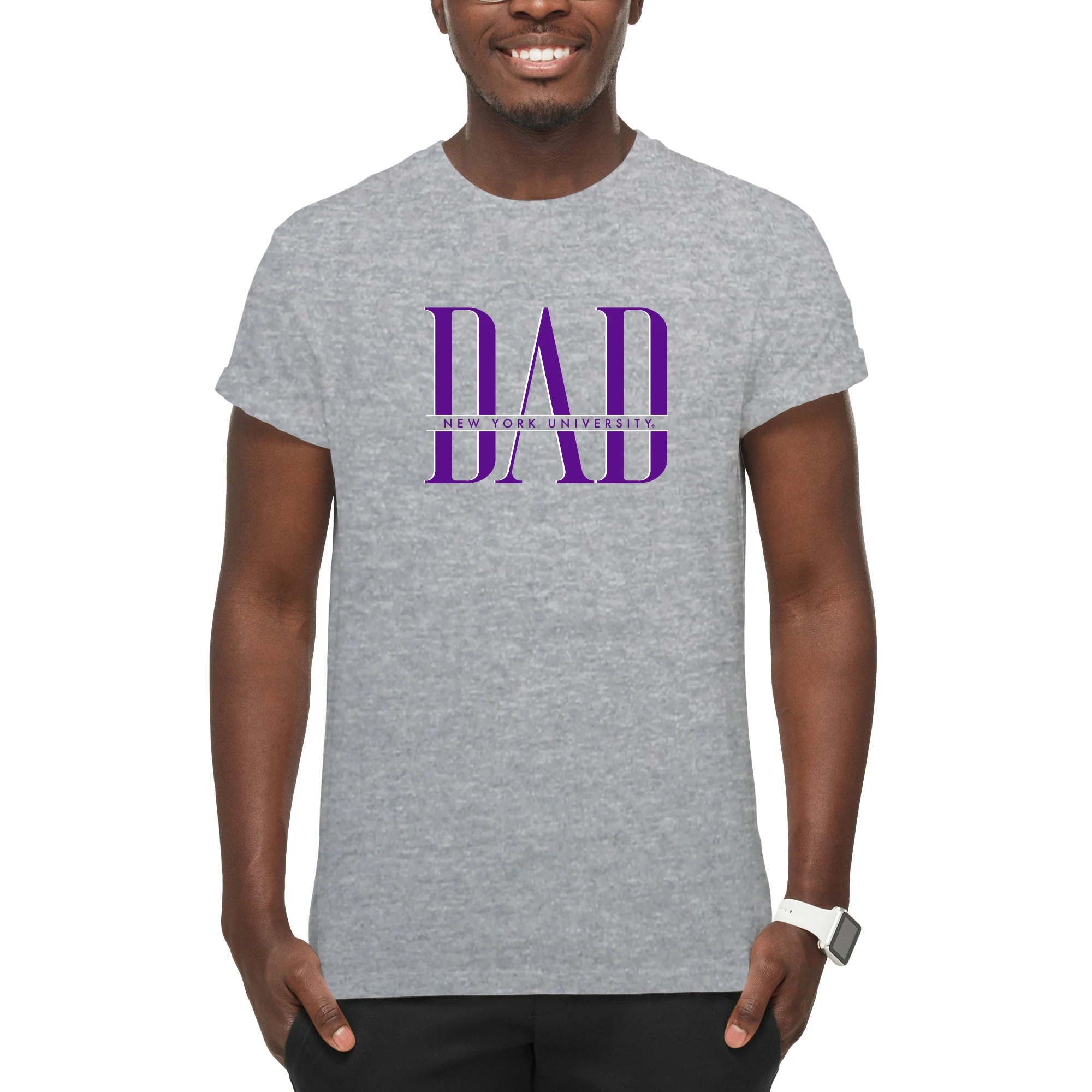 NYU Classic Dad T-Shirt - Sport Grey - Image 4