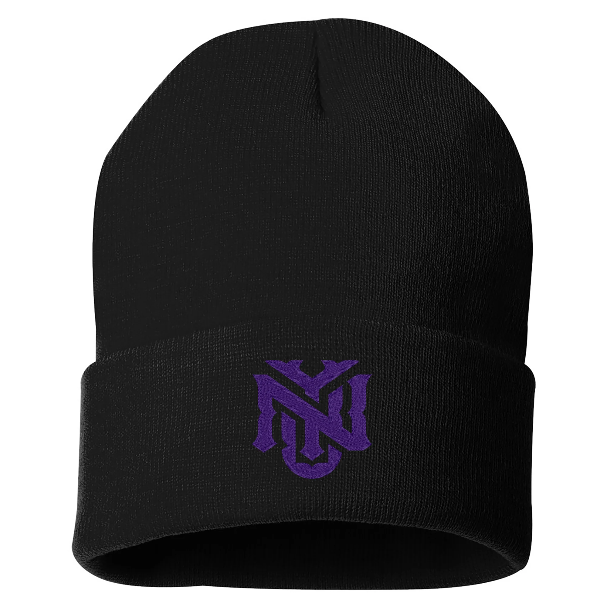 NYU Primary Logo Cuff Beanie - Image 2