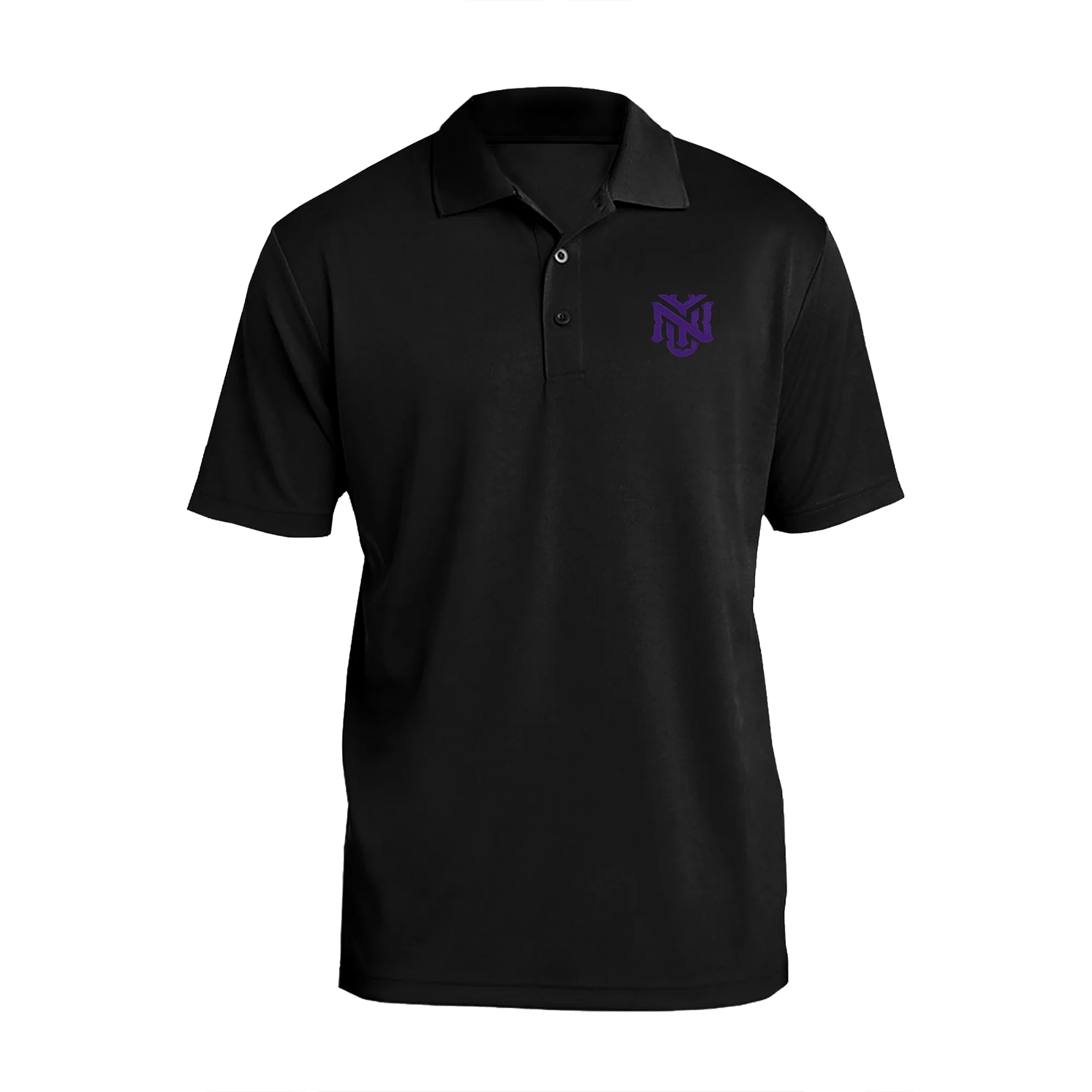 NYU Primary Logo LC EMB Polo - Image 2