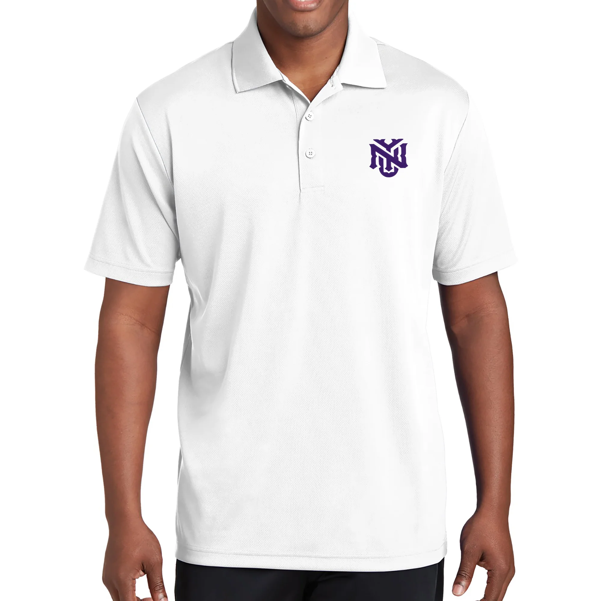 NYU Primary Logo LC EMB Polo - Image 5