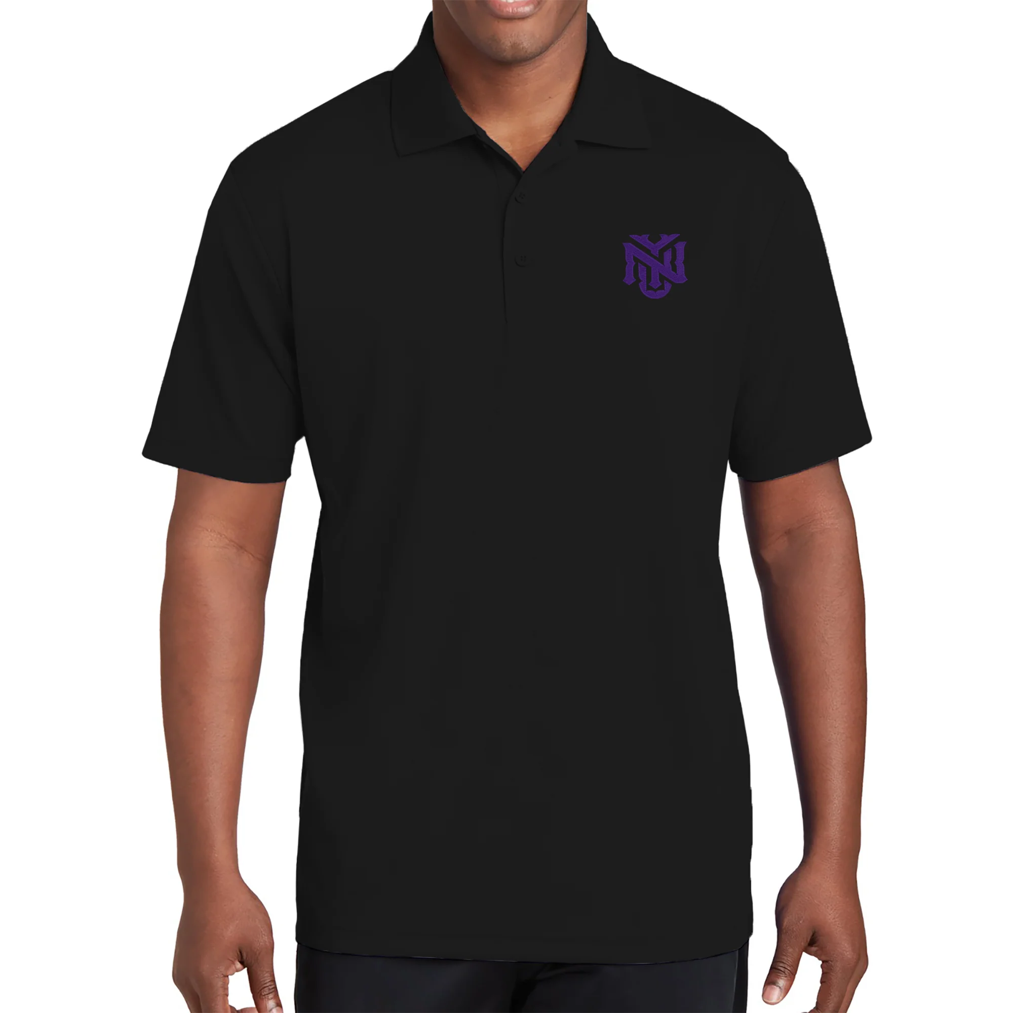 NYU Primary Logo LC EMB Polo - Image 7