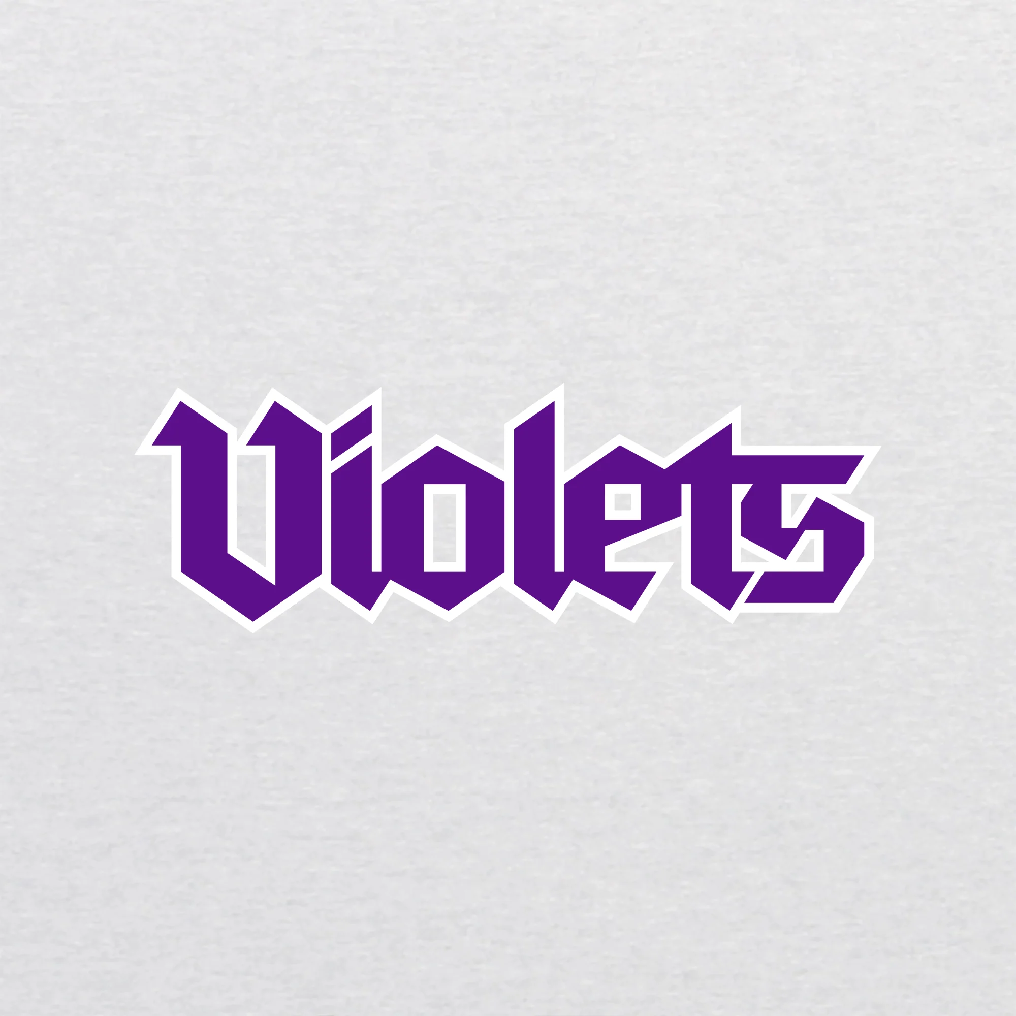 NYU Violets Wordmark Triblend T-Shirt - Image 6