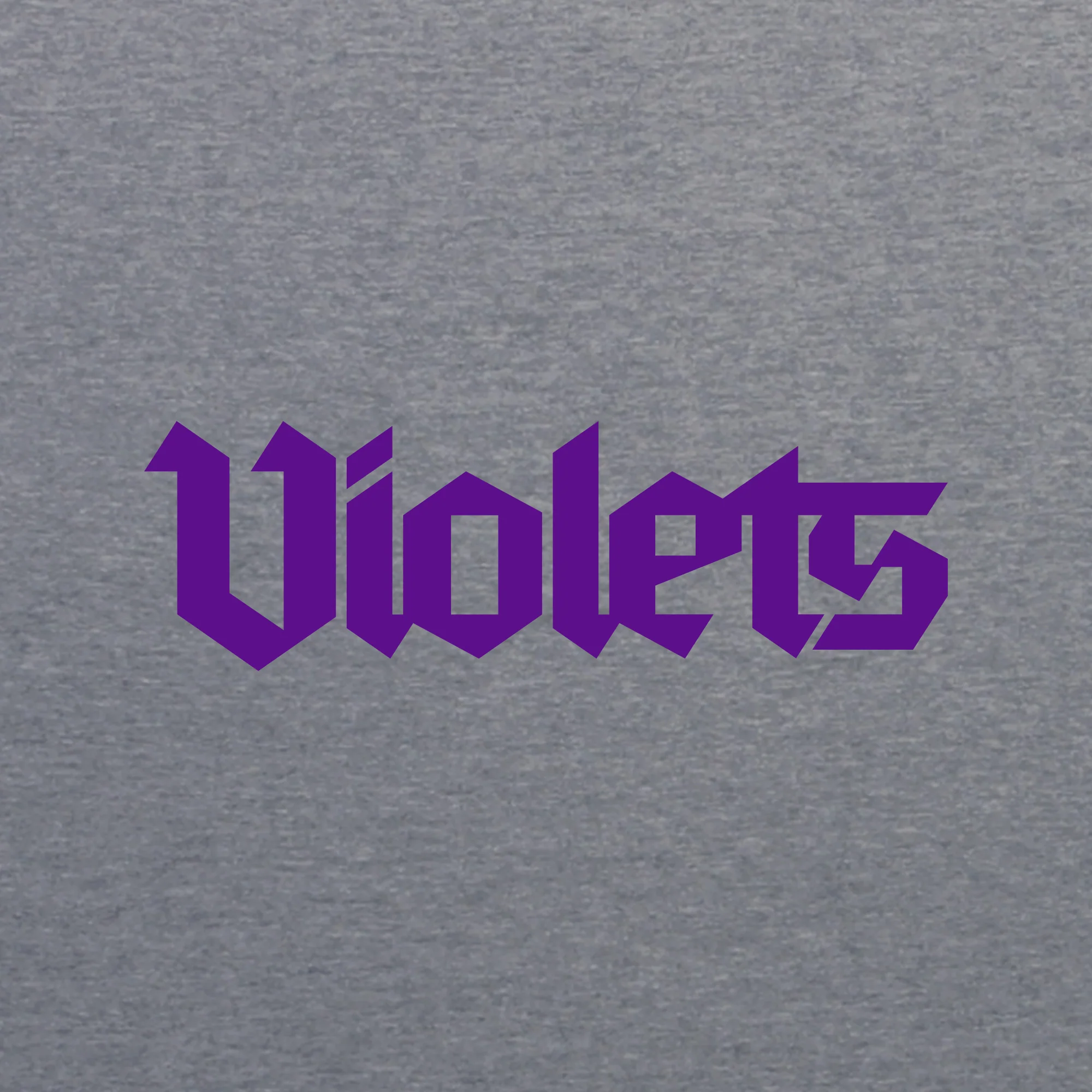 NYU Violets Wordmark Triblend T-Shirt - Image 4
