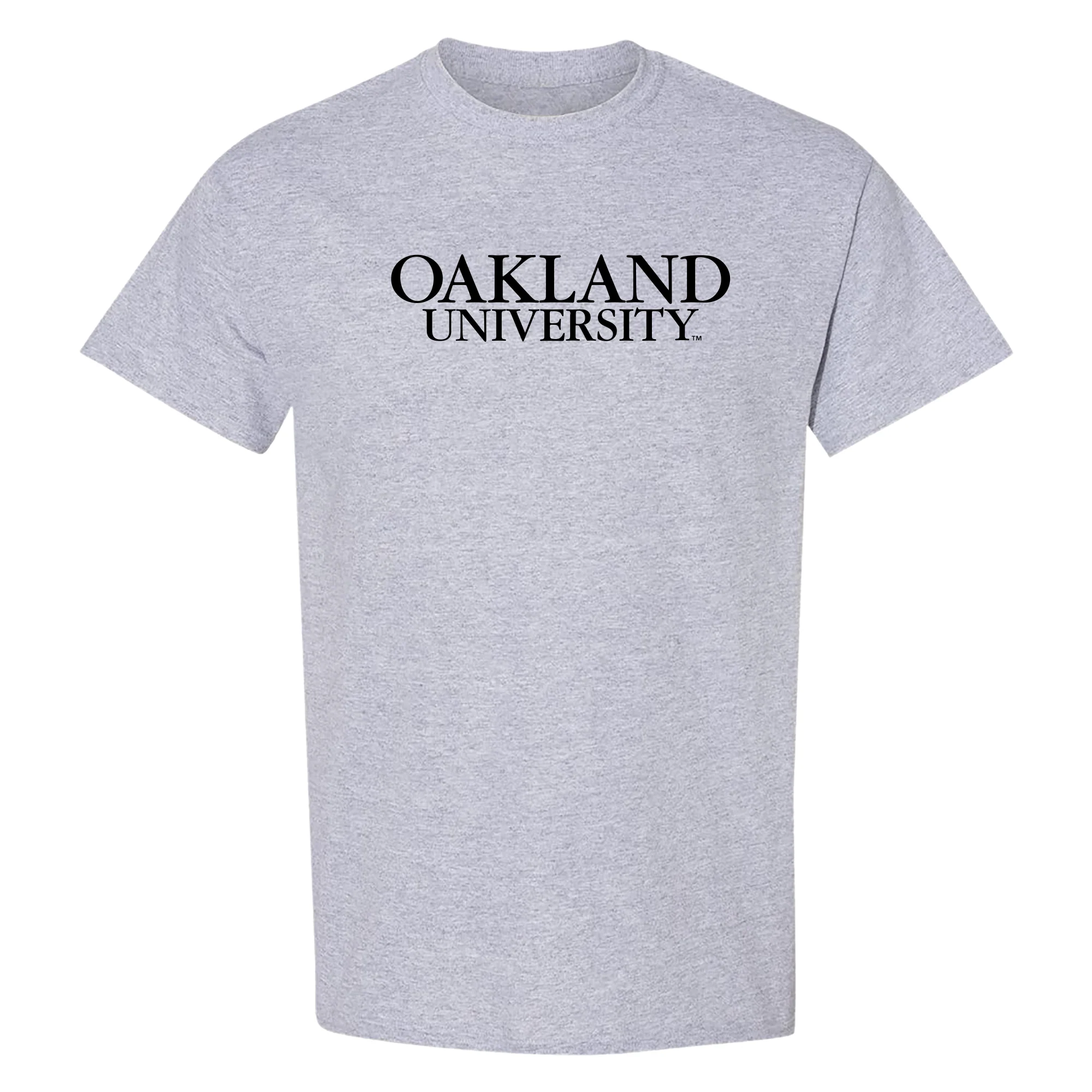 Oakland University Institutional Logo T-Shirt - Sport Grey
