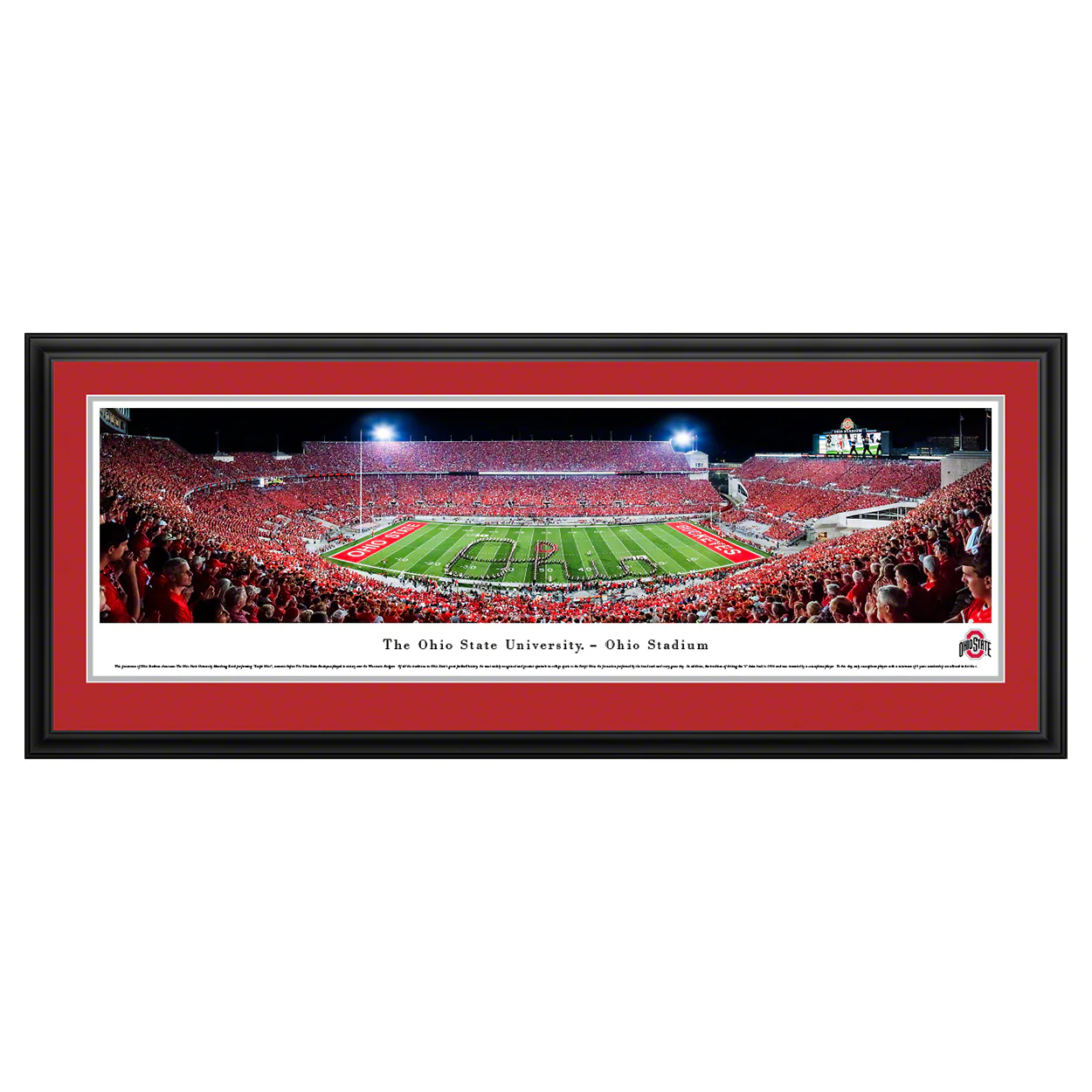 Blakeway Ohio State Buckeyes Football Band Script Panorama - Image 3