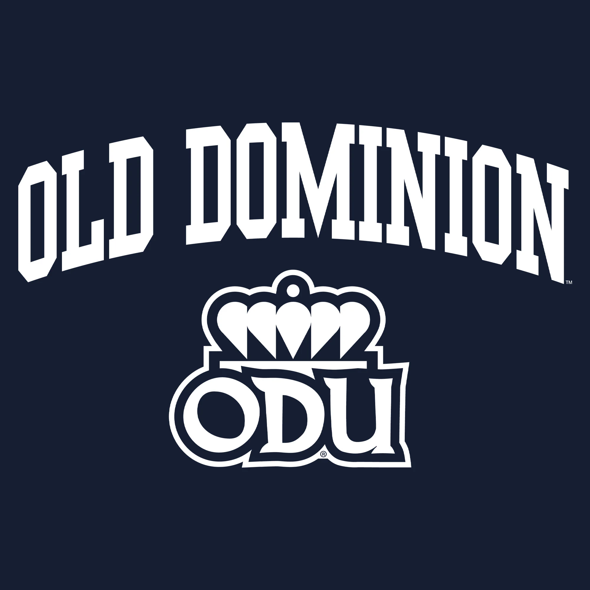 Old Dominion University Monarchs Arch Logo Tank Top - Navy - Image 2