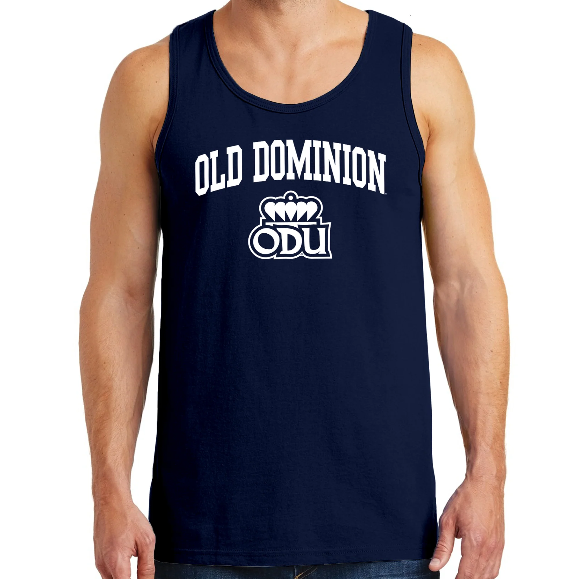 Old Dominion University Monarchs Arch Logo Tank Top - Navy - Image 3