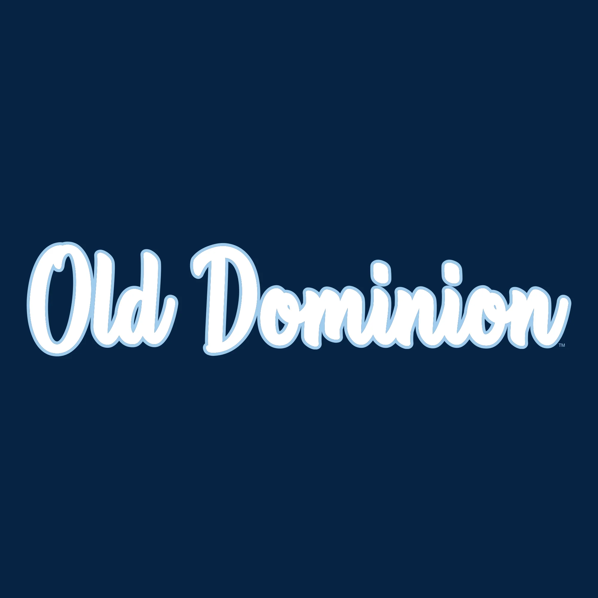 Old Dominion University Monarchs Basic Script Heavy Blend Hoodie - Navy - Image 2