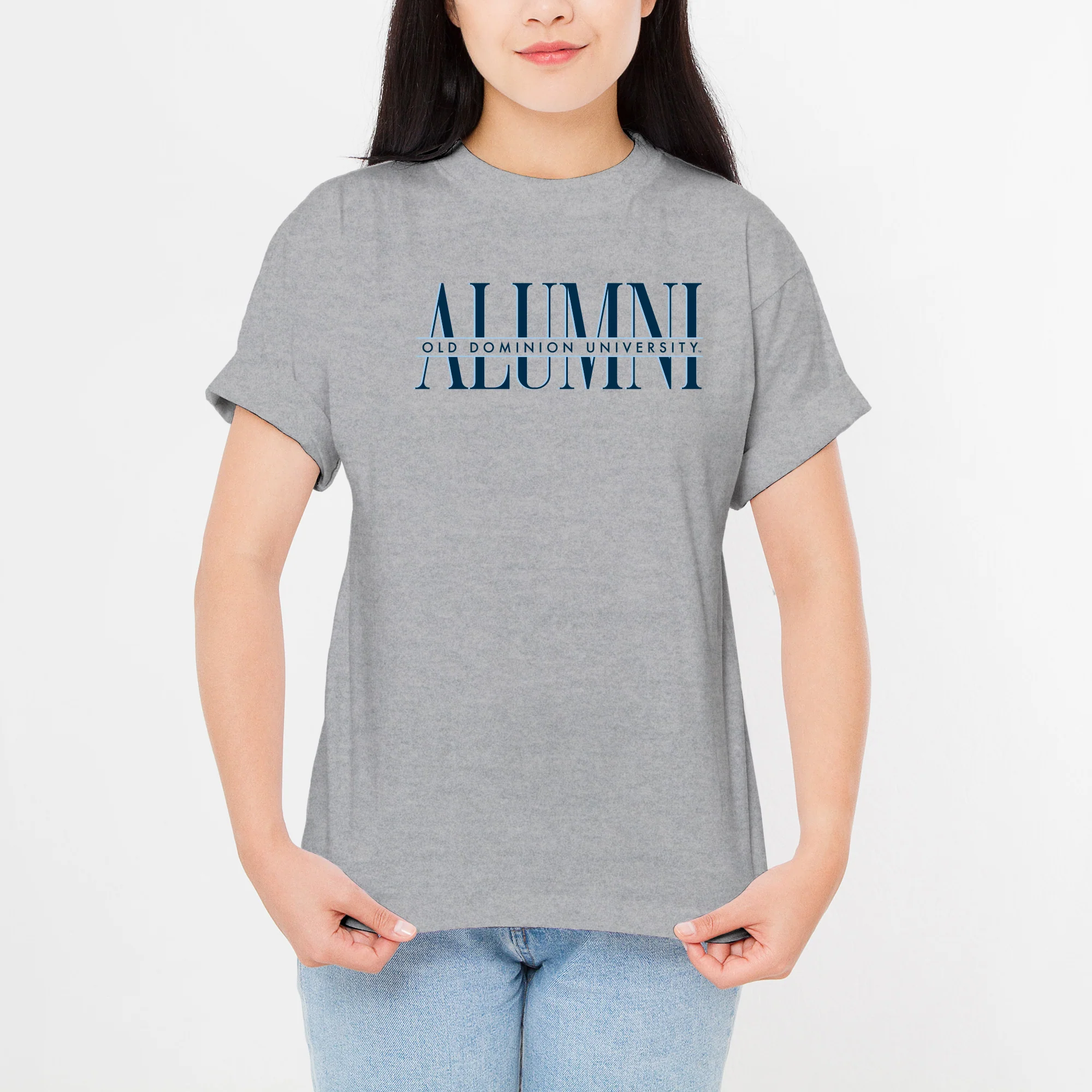 Old Dominion Classic Alumni T-Shirt - Sport Grey - Image 3